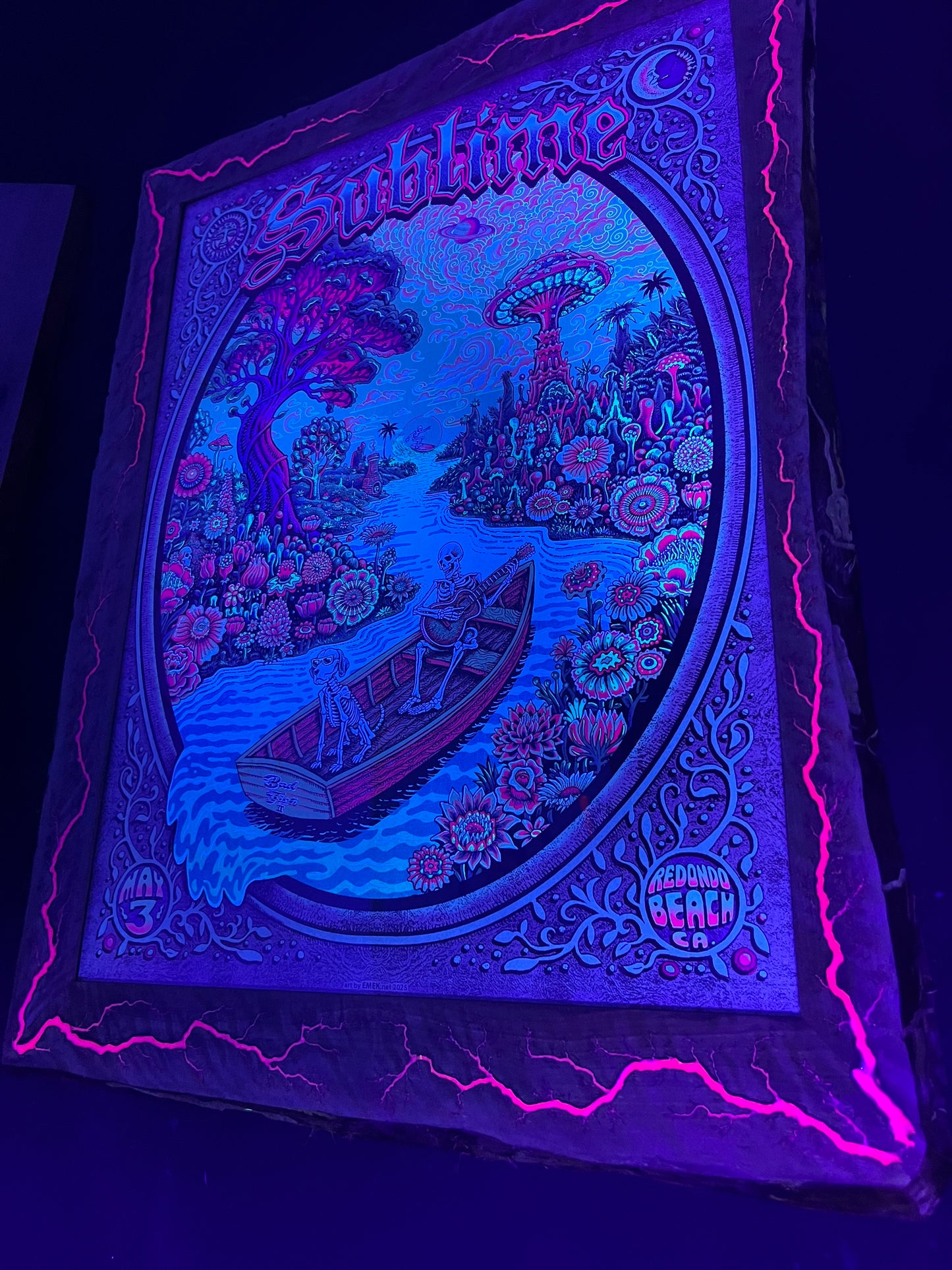 18x24 Blazin’ Live Edge Frame Only