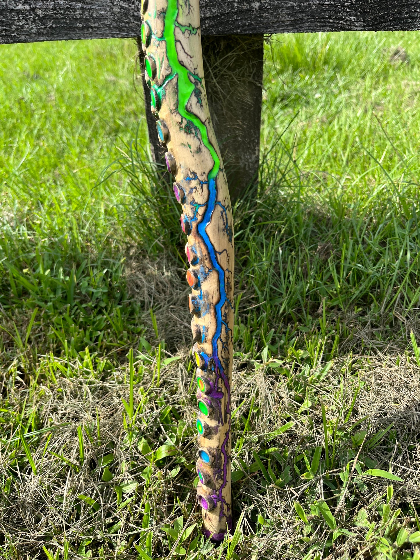 33” Blazin’ Octo Walking Stick/Cane