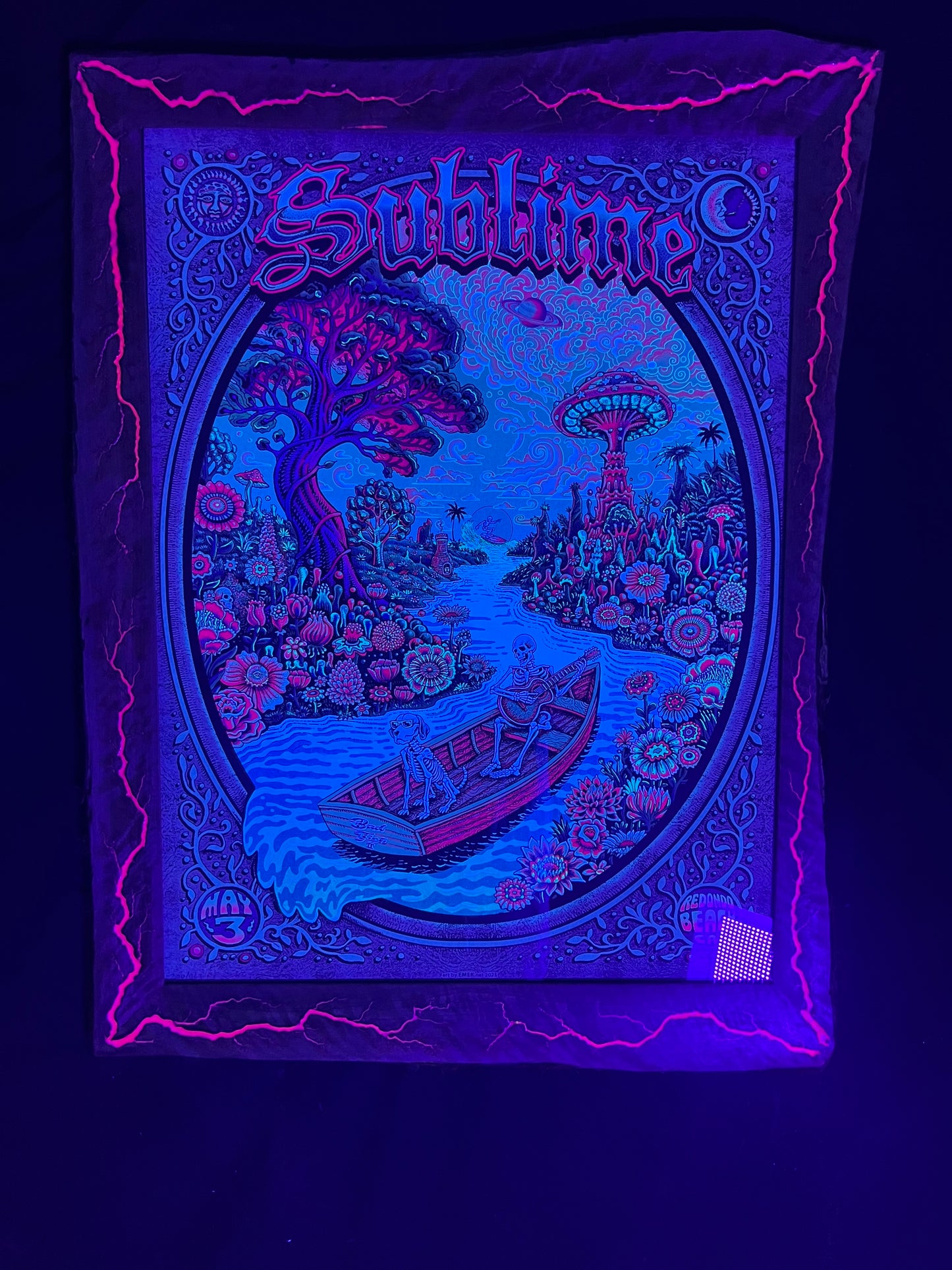 18x24 Blazin’ Live Edge Frame Only