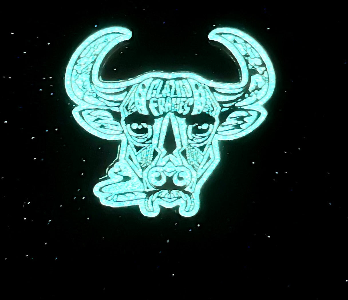 OG Blazin’ Bull enamel pin