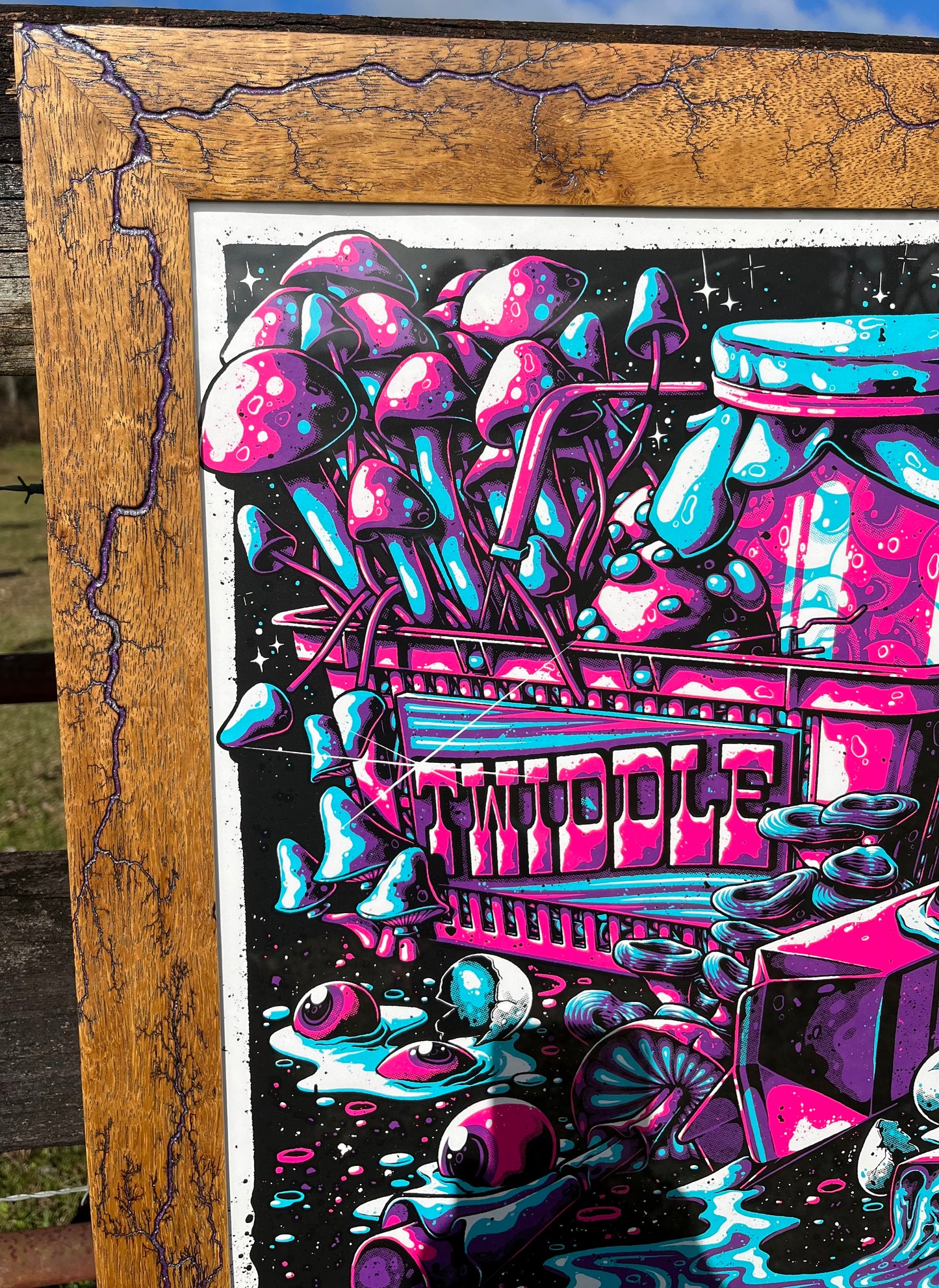 18x24 Iroko with a single matching color fill. We’ll contact you for pics of your print.