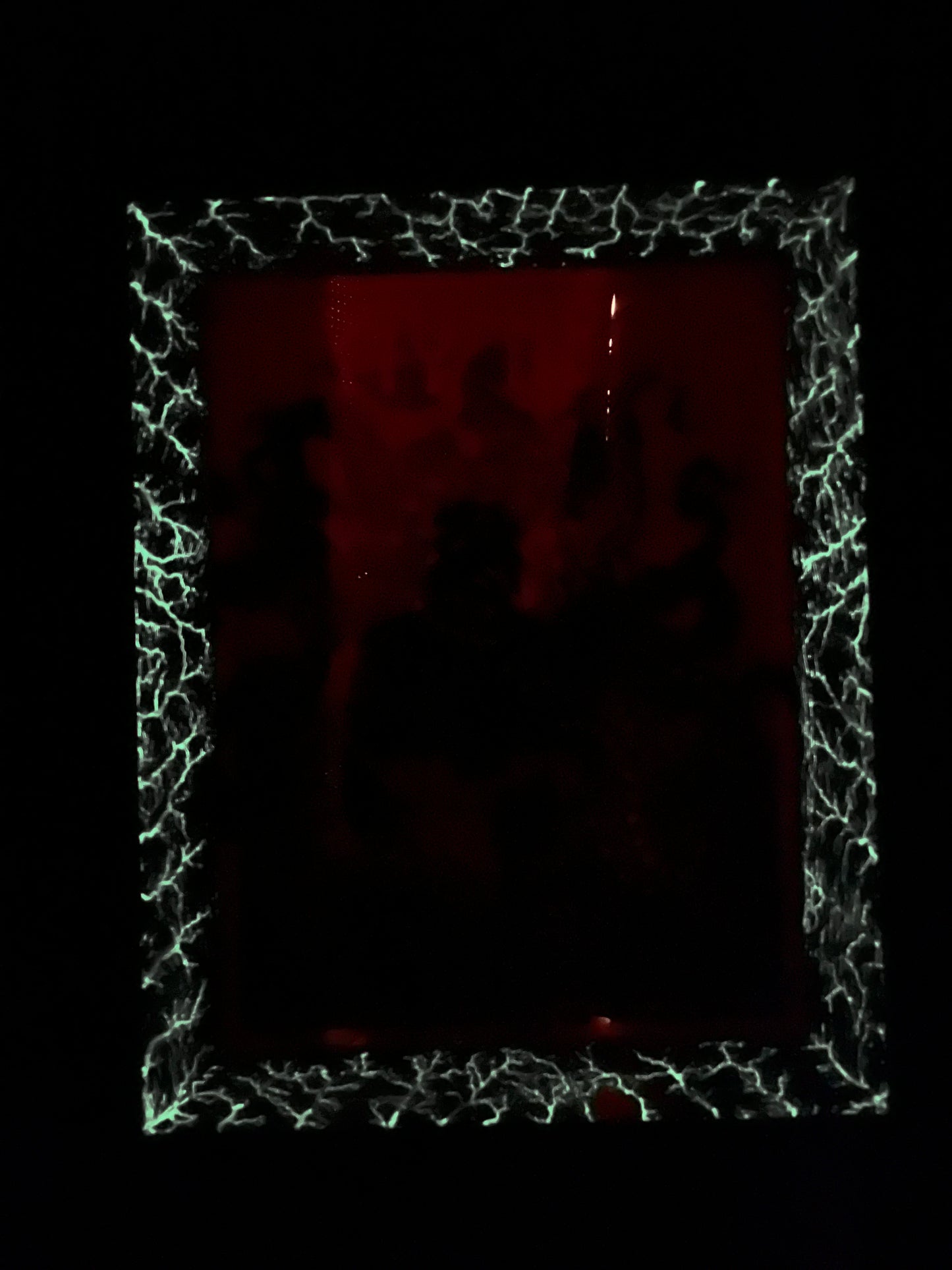 18x24 Green African Padauk Hemorrhage Burn Frame