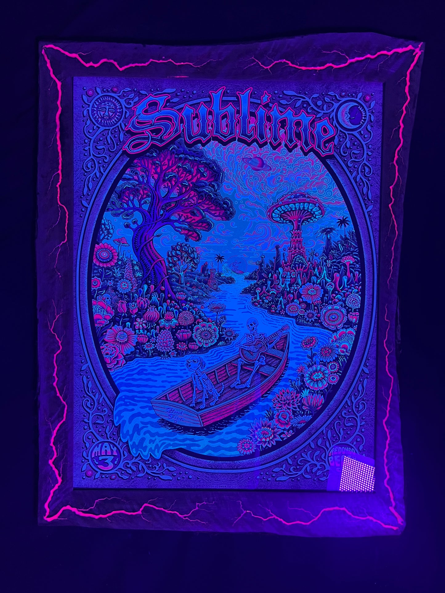 18x24 Blazin’ Live Edge Frame Only