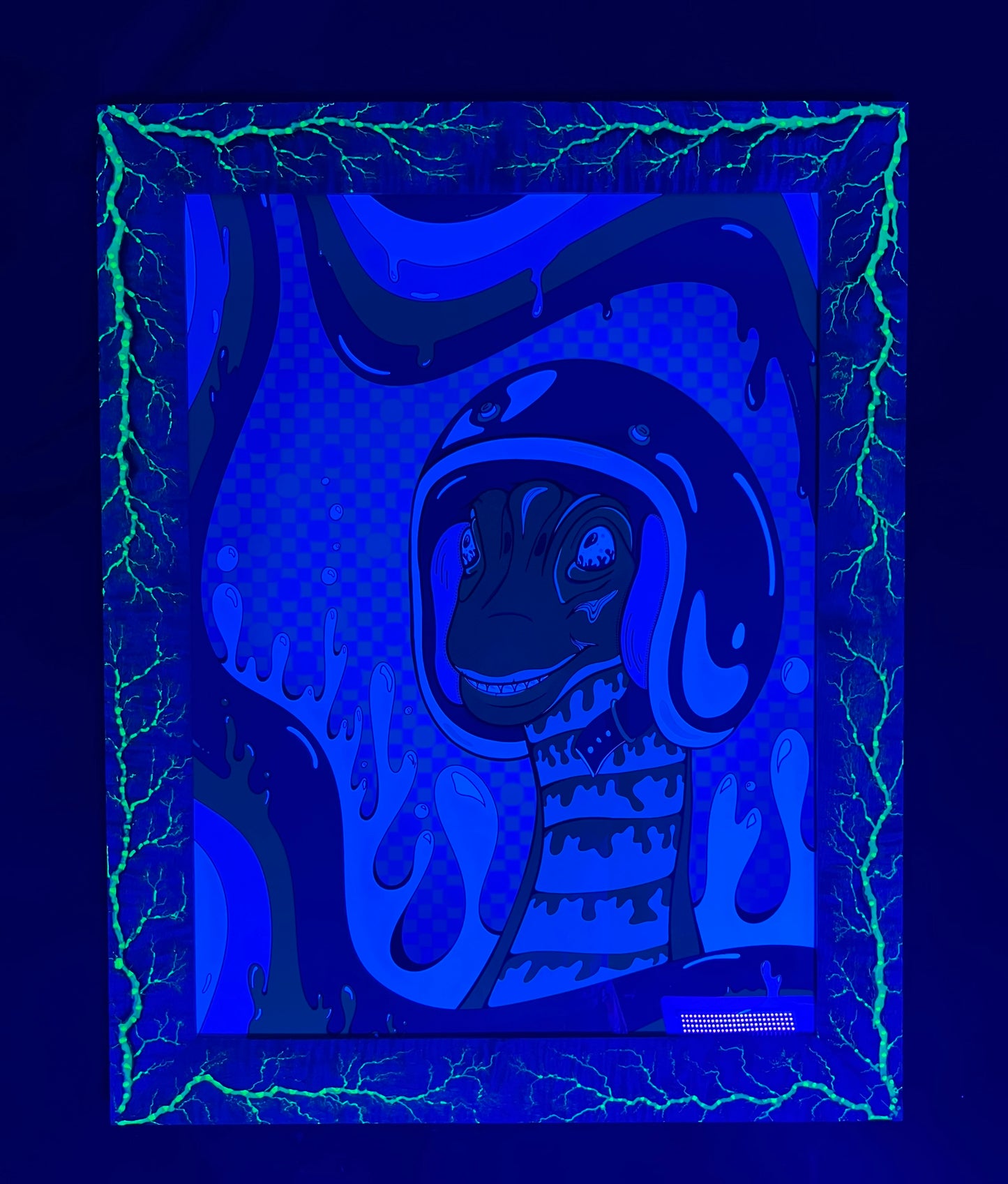 18x24 Blazin’ Rules Frame-Up