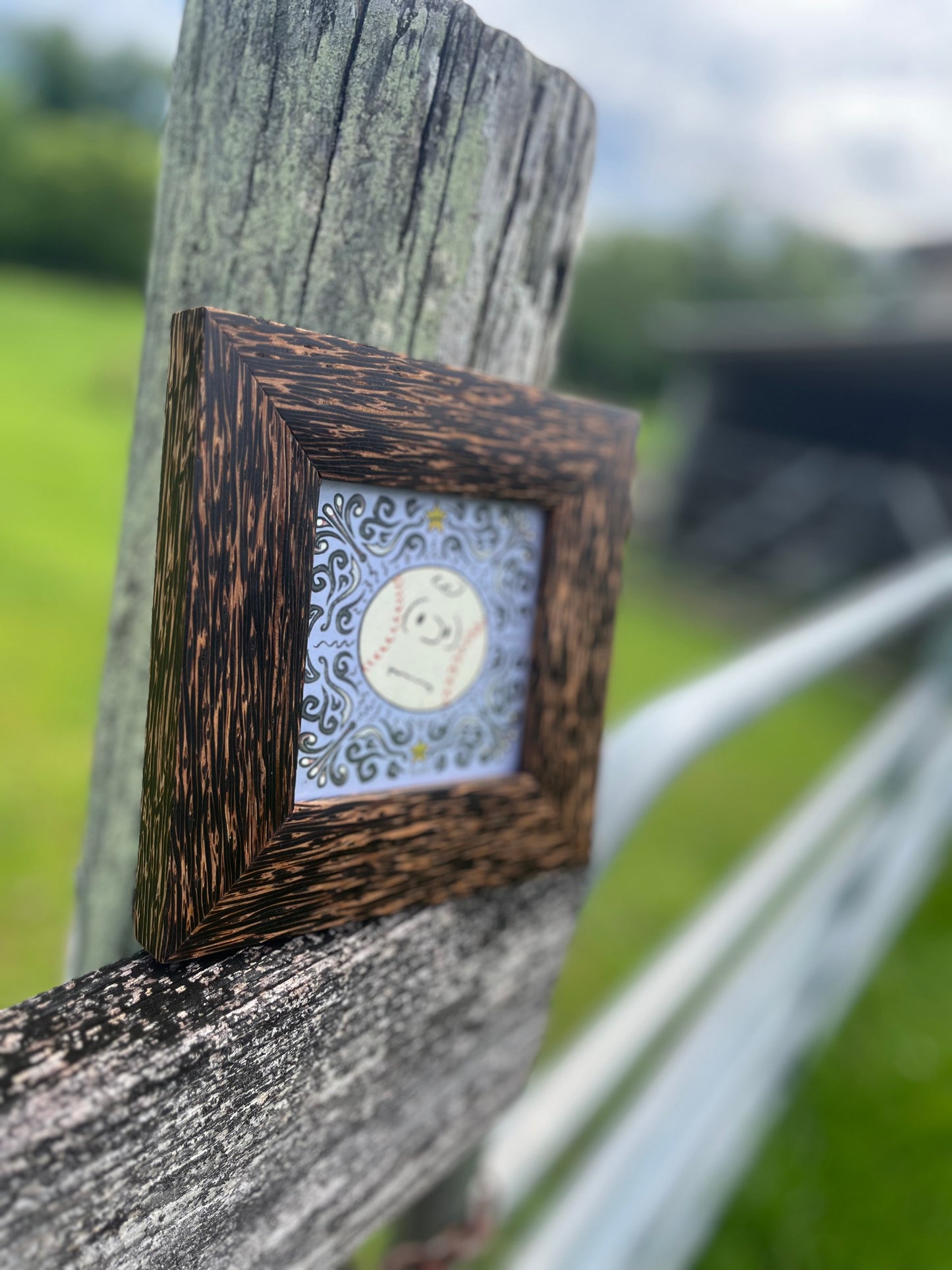 4x4 Black Palm Frame Only