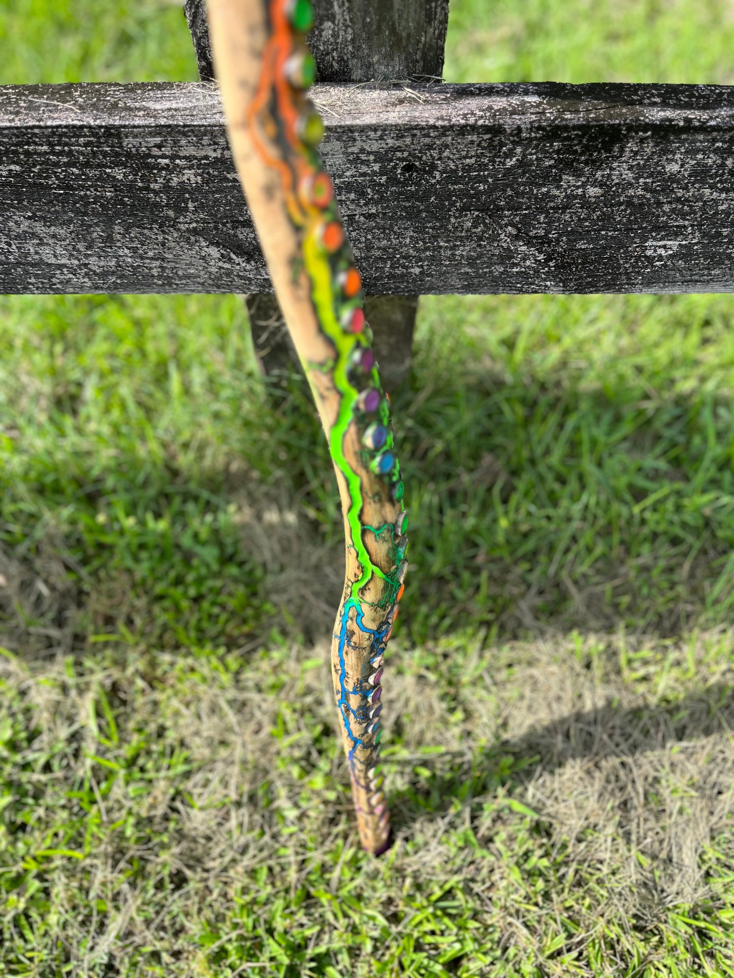 33” Blazin’ Octo Walking Stick/Cane