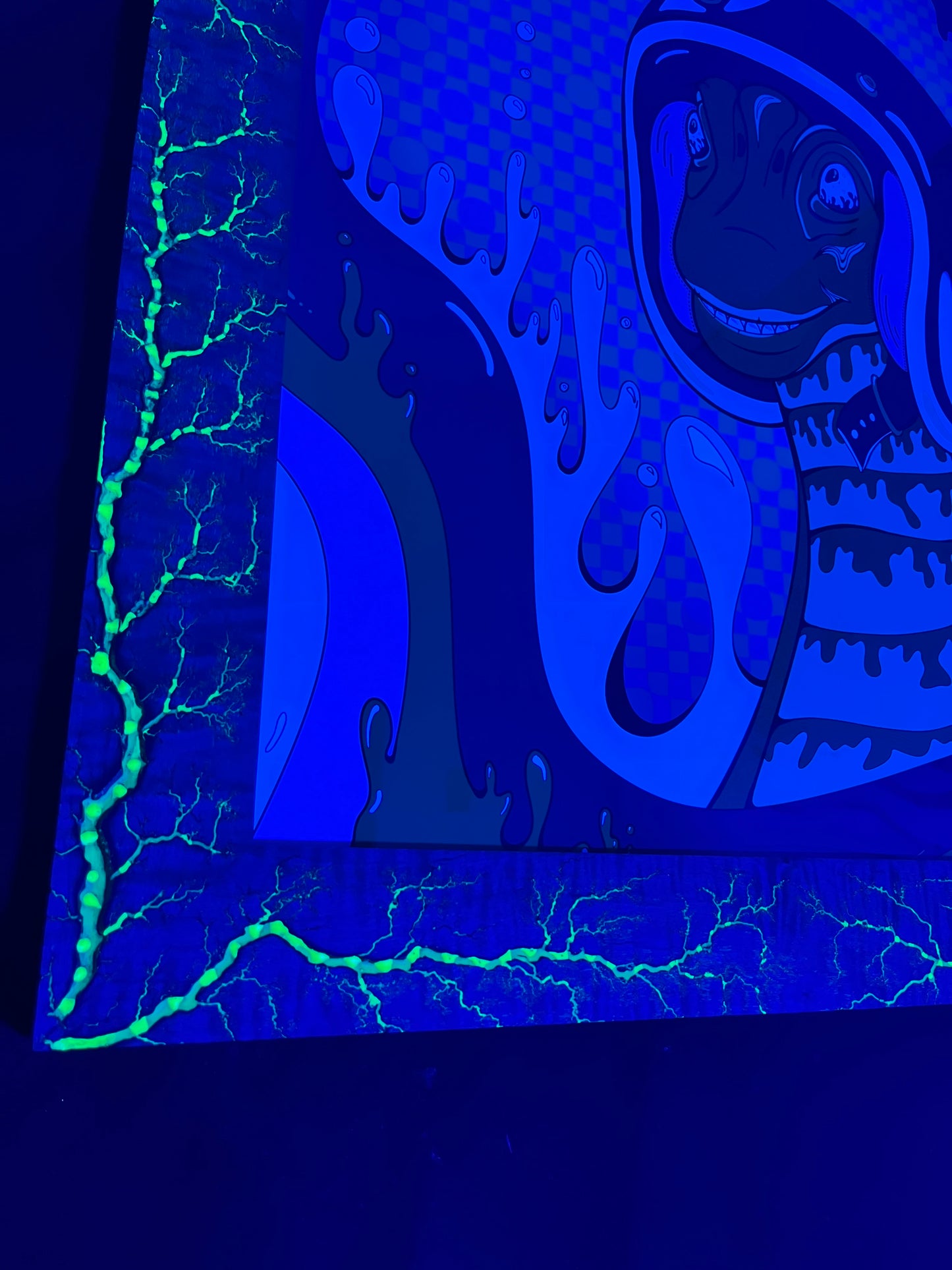 18x24 Blazin’ Rules Frame-Up