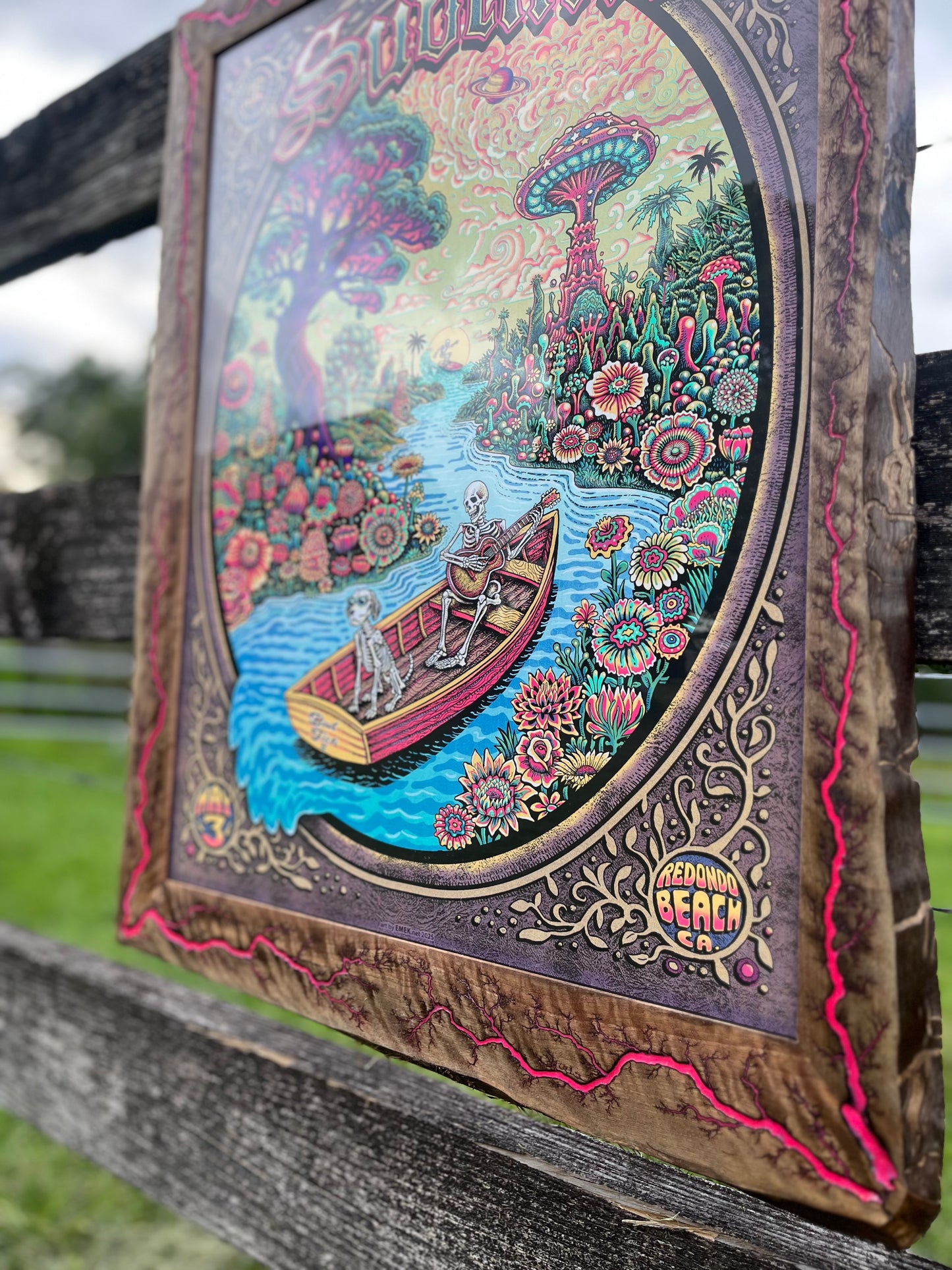 18x24 Blazin’ Live Edge Frame Only
