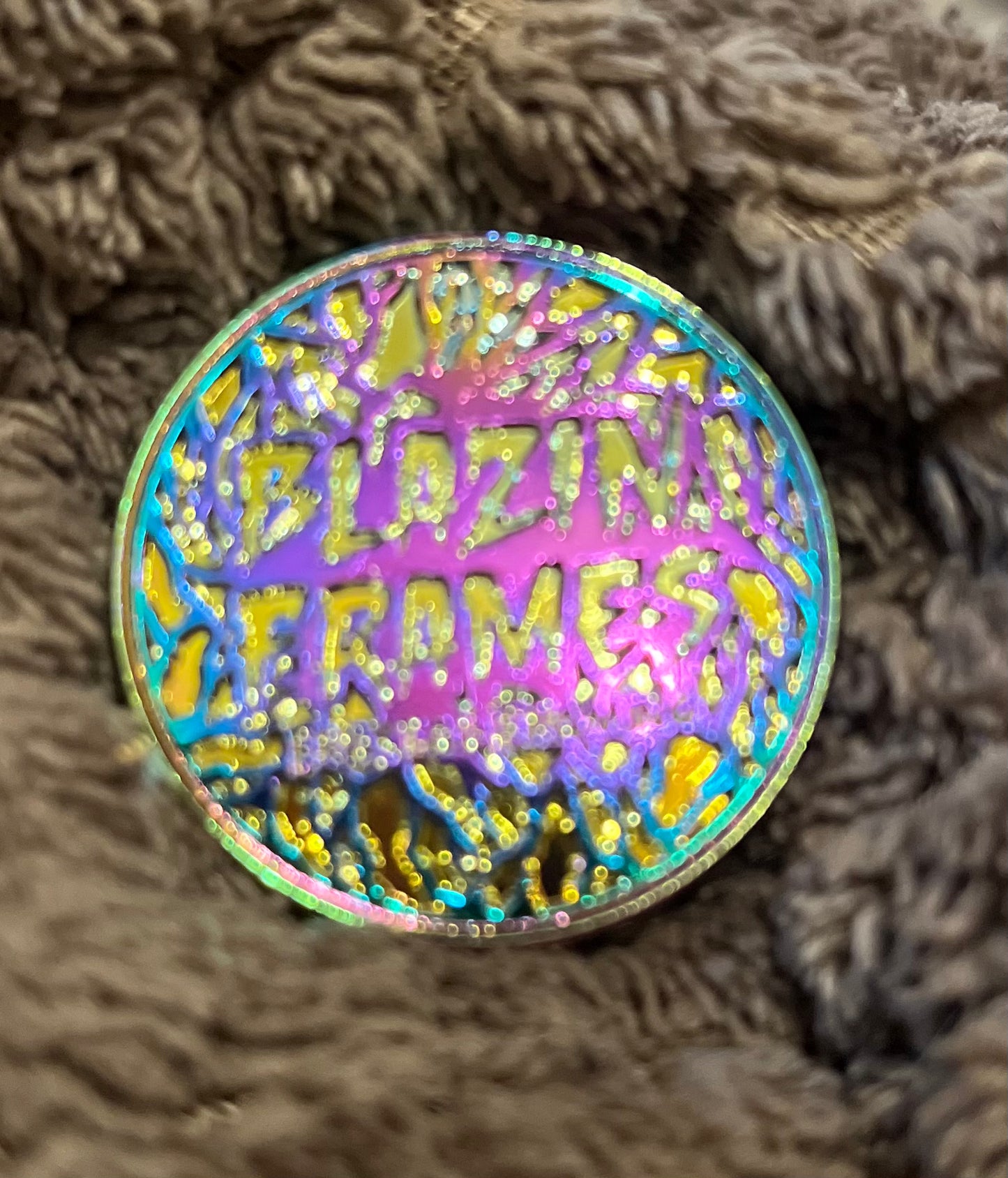 Blazin’ Rainbow Raw Coin