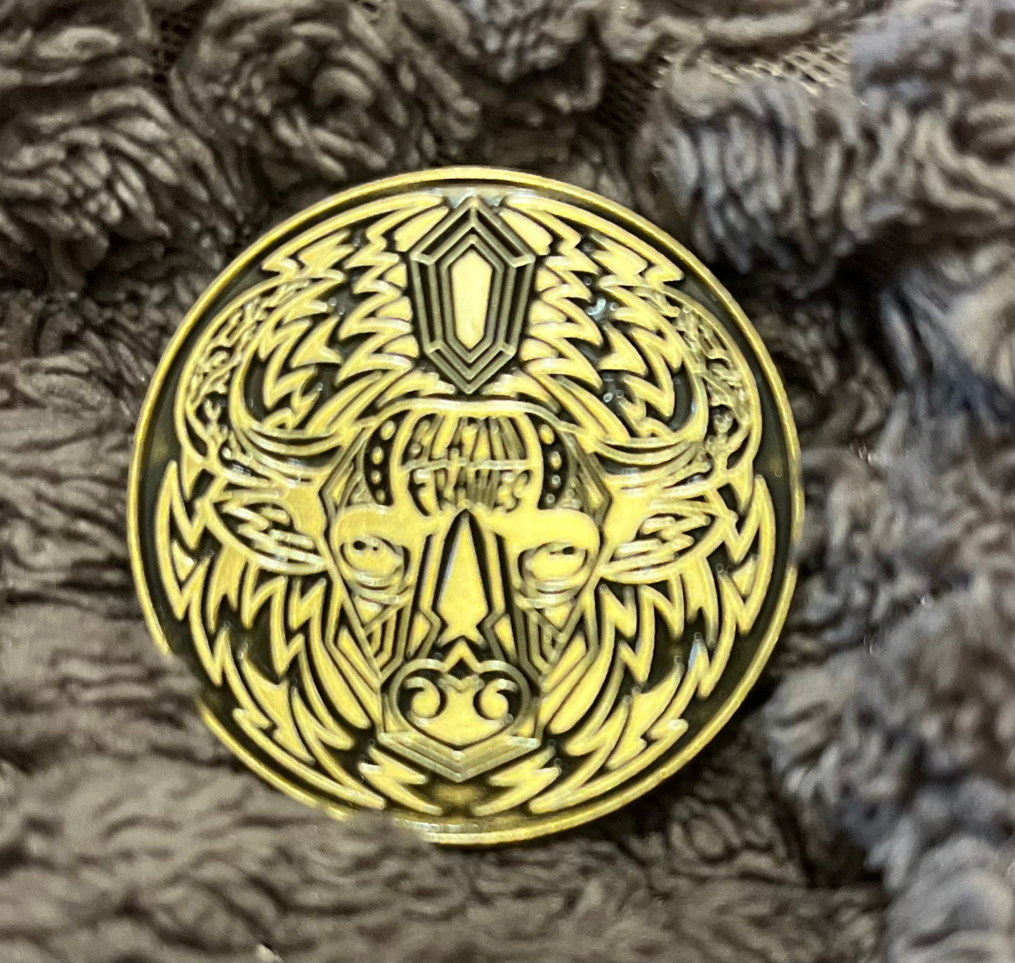 Blazin’ Antique Gold Coin