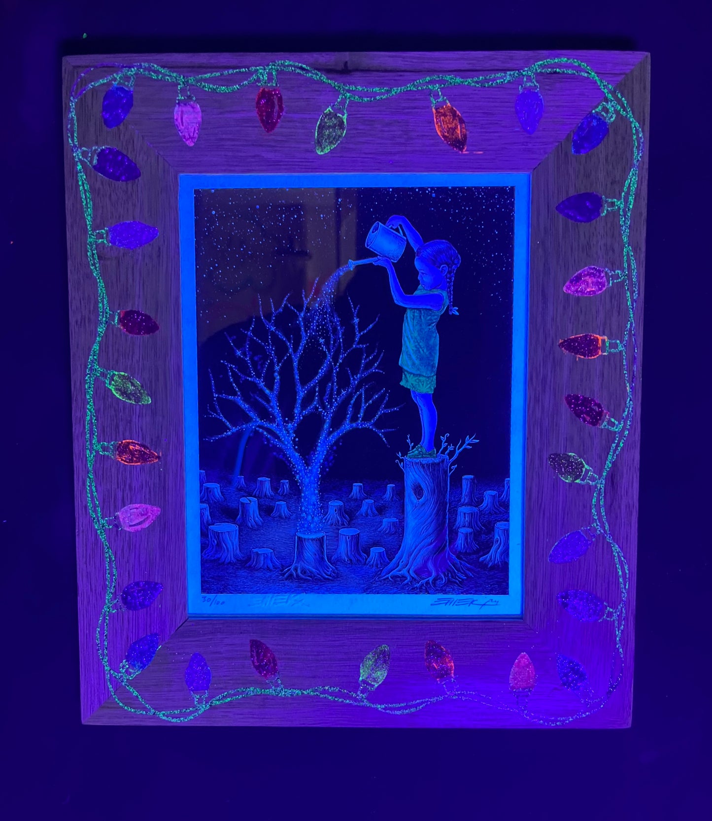 8x10 Sparkling Lights Frame