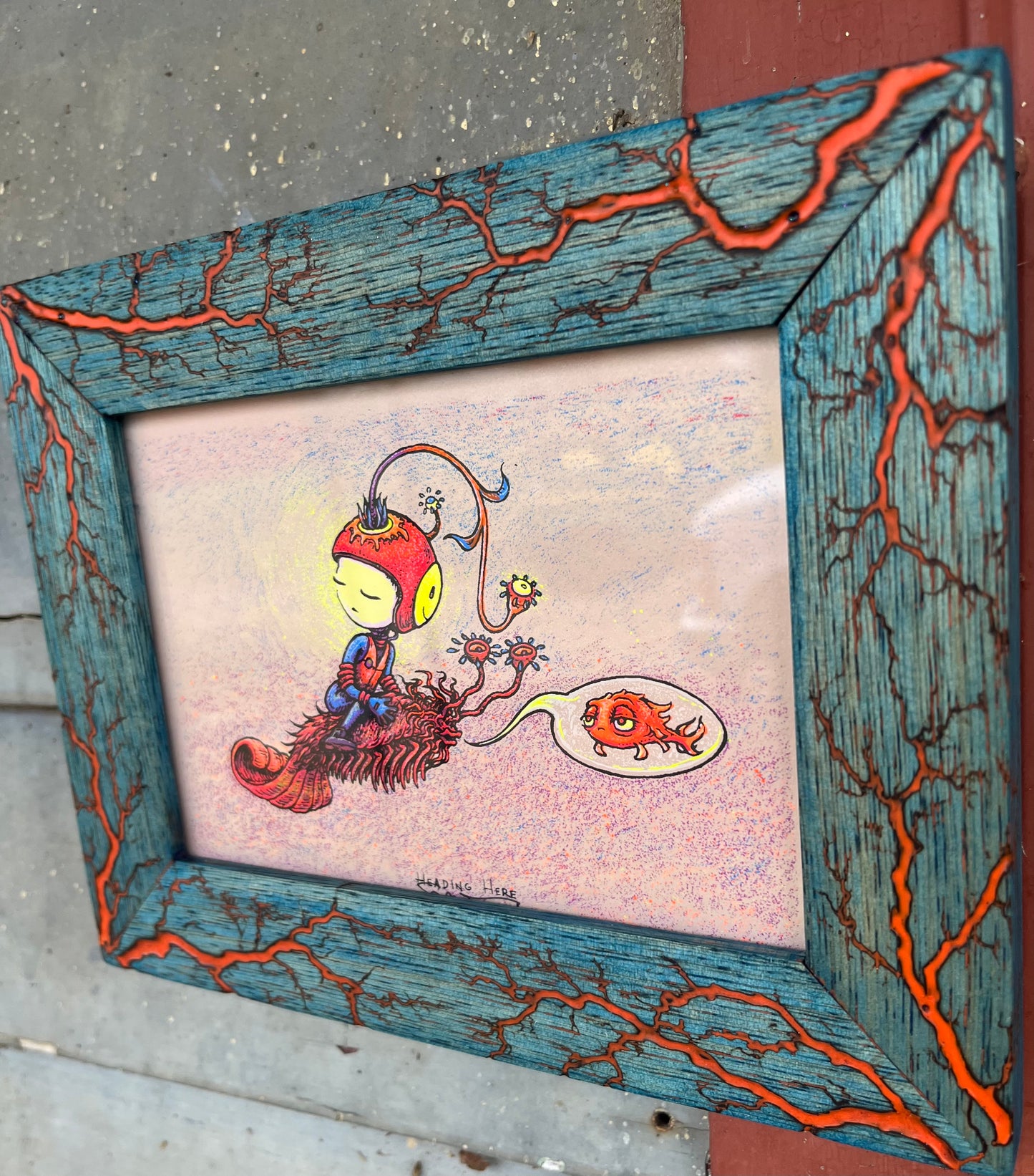 5x7 Heading Here Frame-up