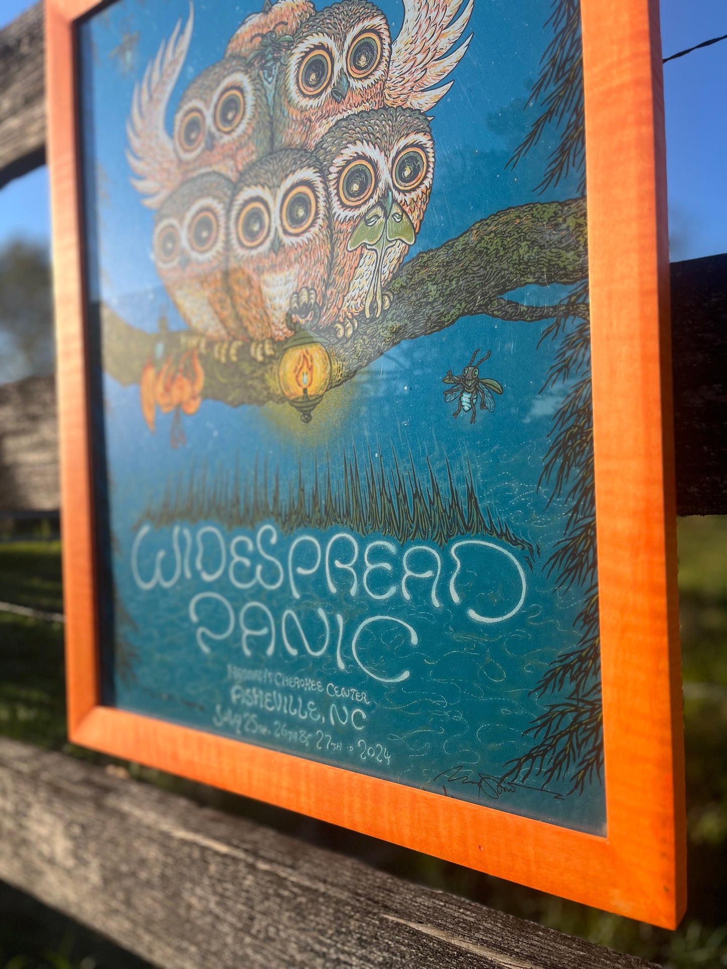 18x24 Slim Stained Curly Maple(unburnt)