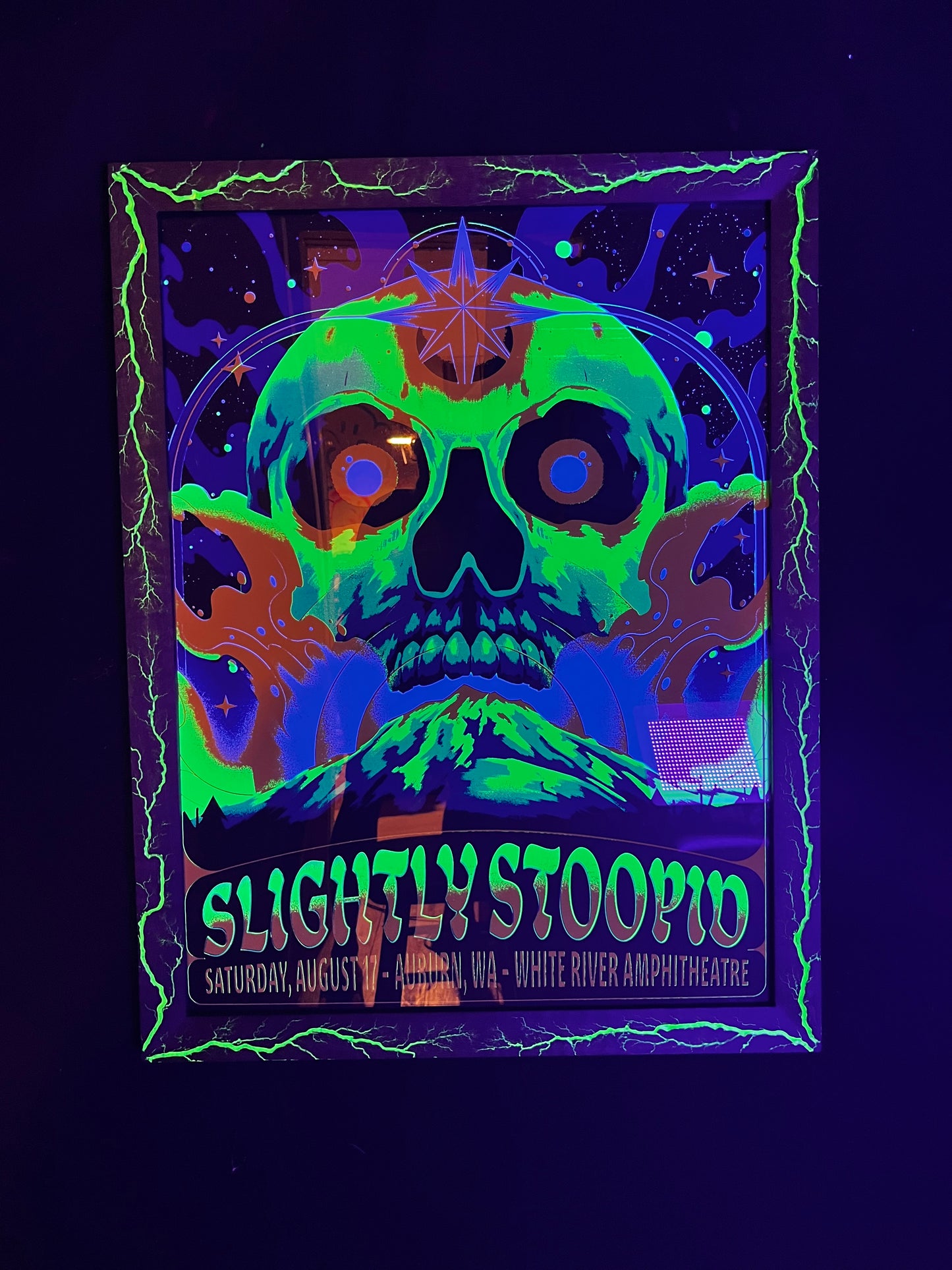 Custom slim curly maple 18x24