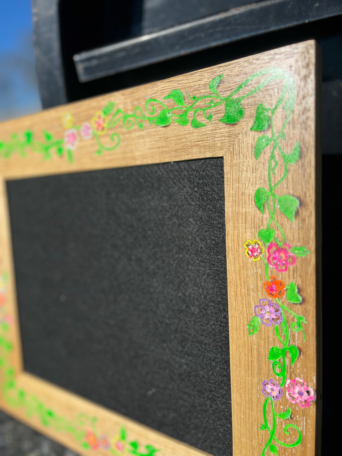 Vines & Flowers 9x11 Pinboard(Art & Design by Jessie Rules)