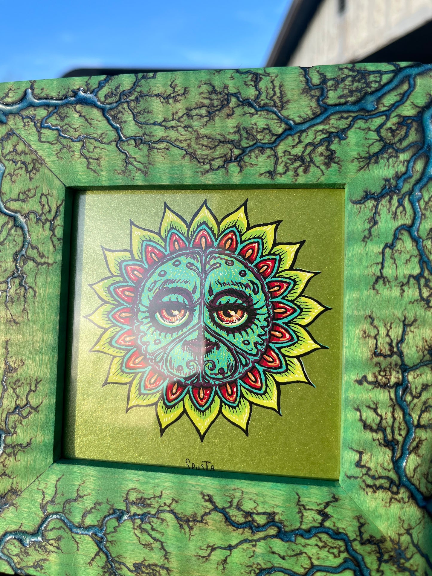 4x4 Custom Maple Frame(we will contact you for color choices)