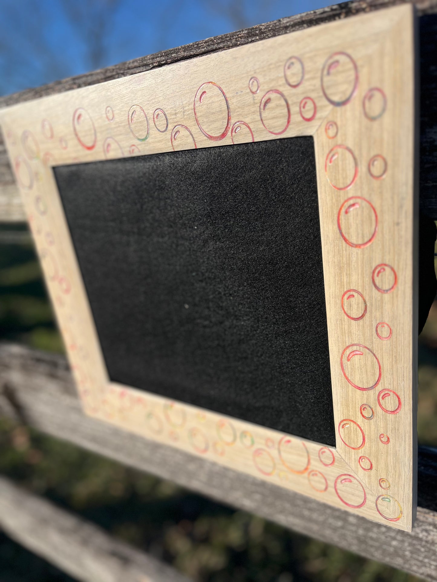 9x11 Whitewashed bubbles
