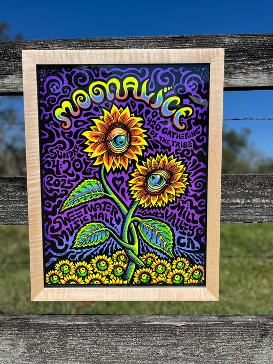 The Unburnt Blazin’ Slim 18x24 Curly Maple