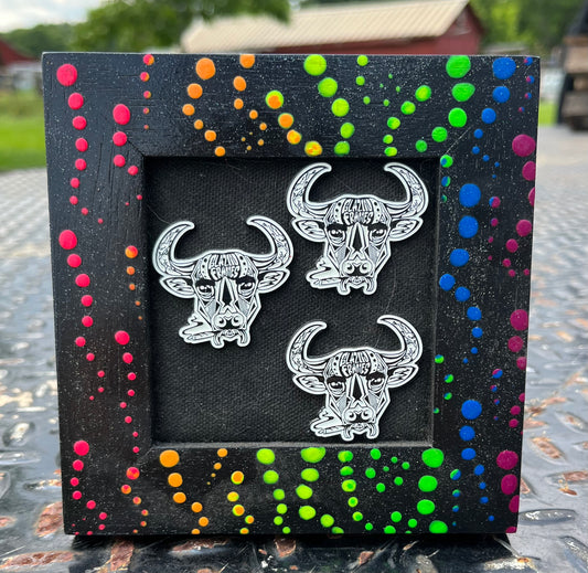 3.5”x3.5” Slim Dotted Mini Pinboard(pins not included)