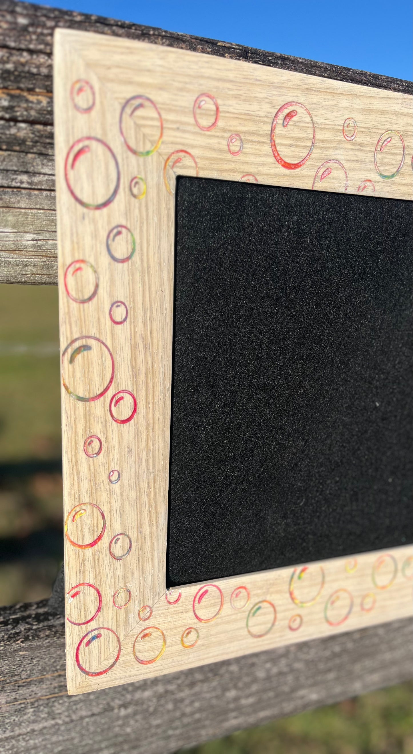 9x11 Whitewashed bubbles