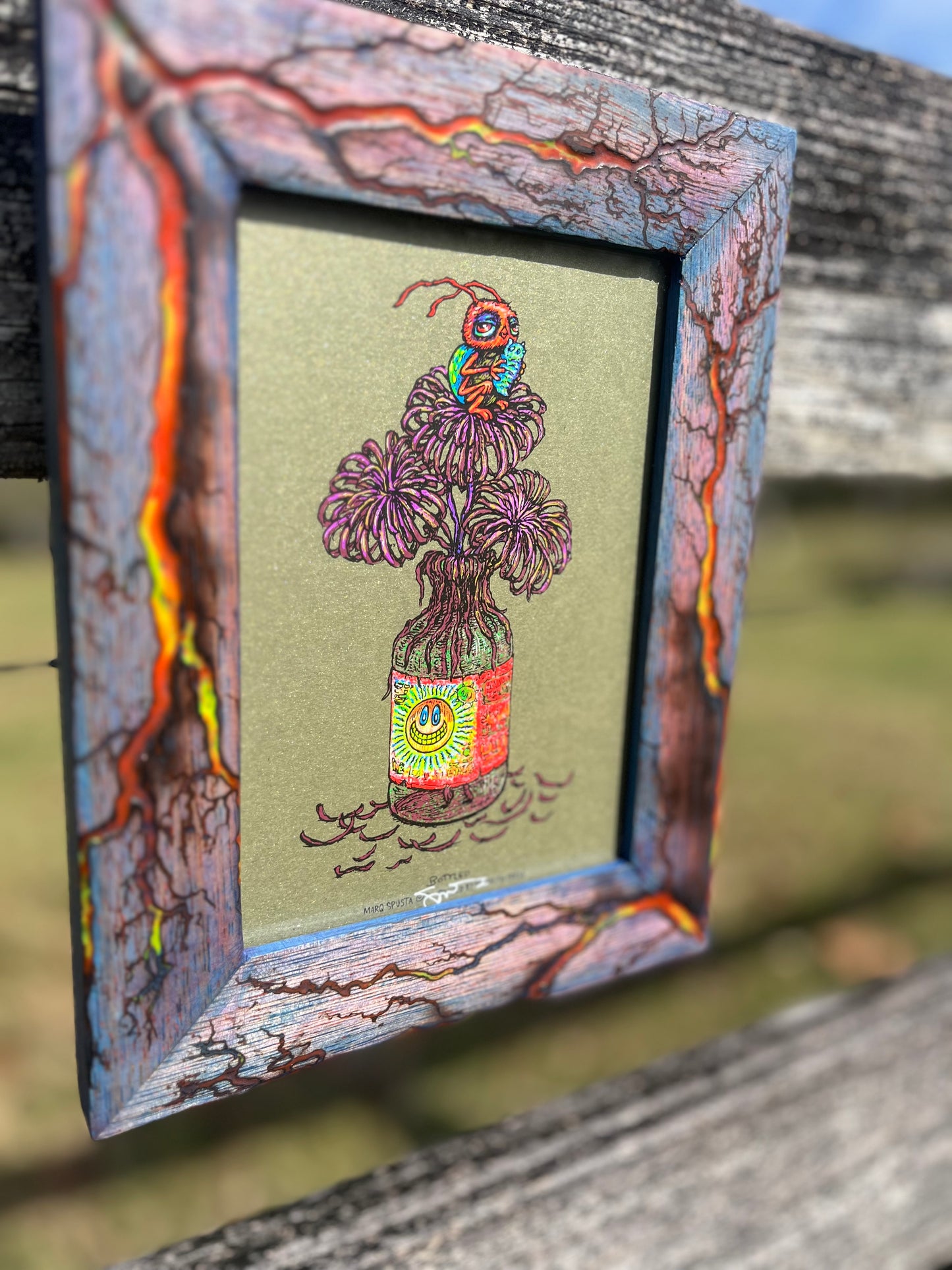 Blazin’ Spusta 5x7White Limba Frame