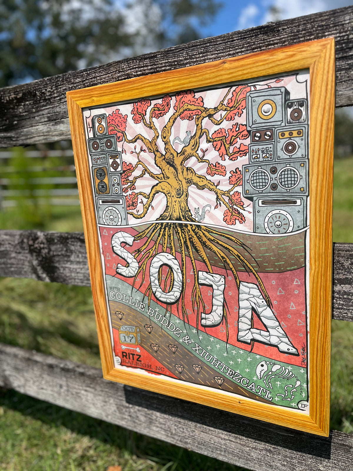 18x24 Canary Wood (FRAME ONLY)