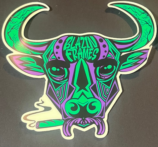 5” Glowing Blazin’ Bull Slap