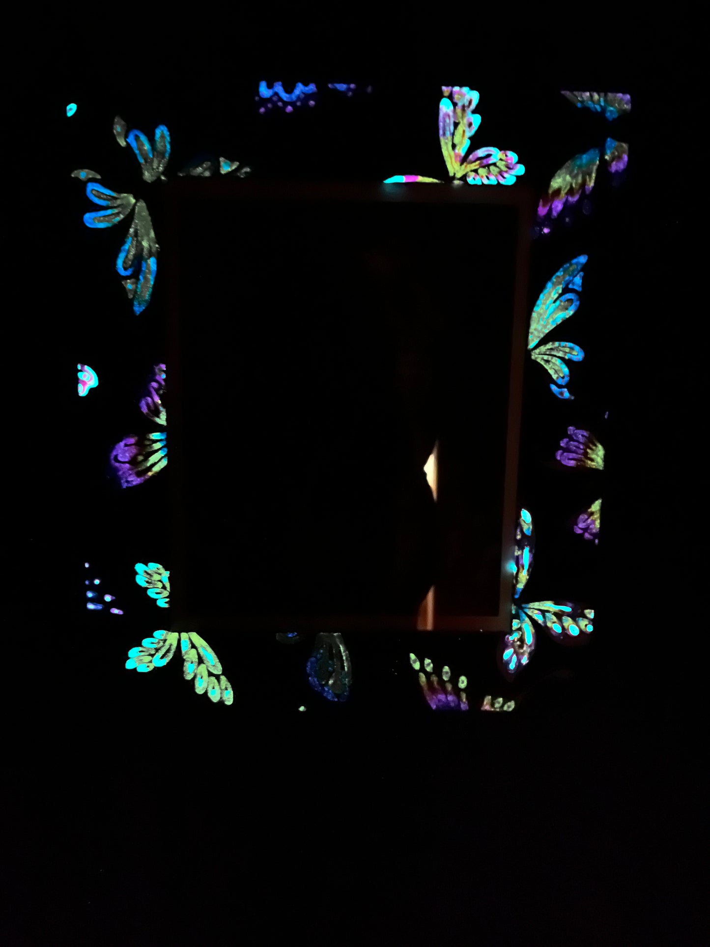 8x10 UV/Glow 🦋 Frame Only ( Made to Order, allow 4-6 Weeks for completion & shipping)6-8 during the Holidays