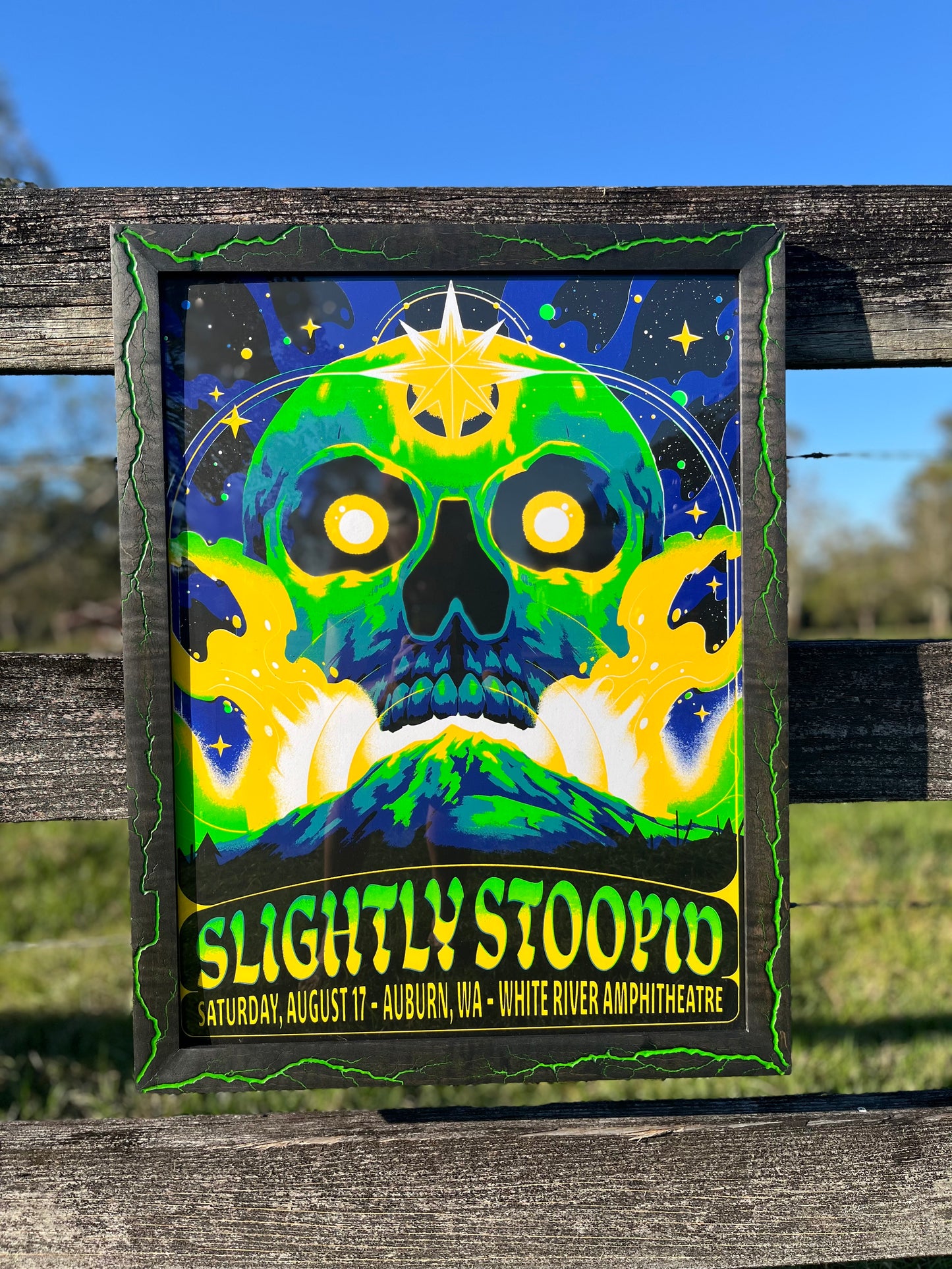 Custom slim curly maple 18x24