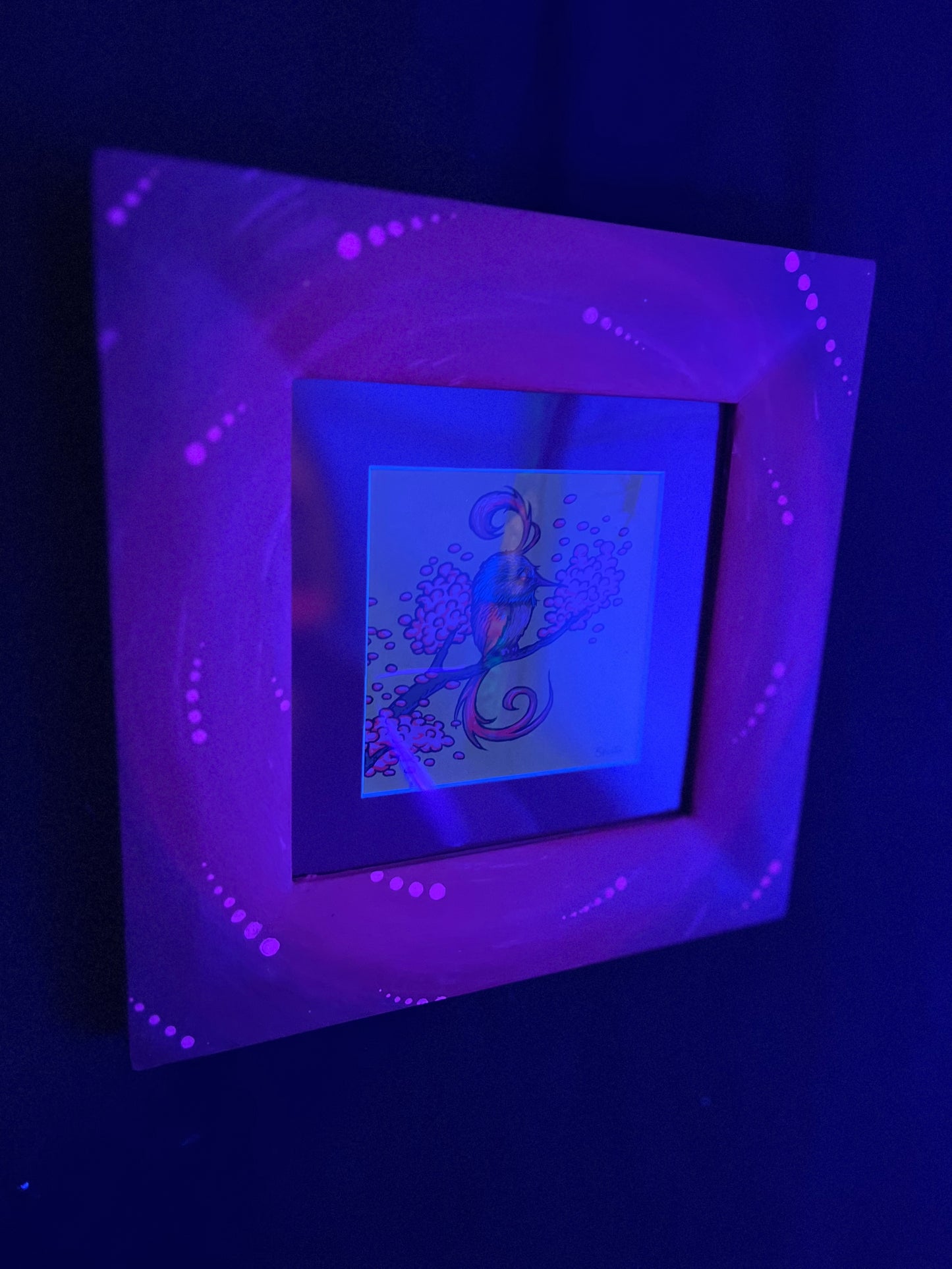 6x6 Red Swirl Frame ONLY
