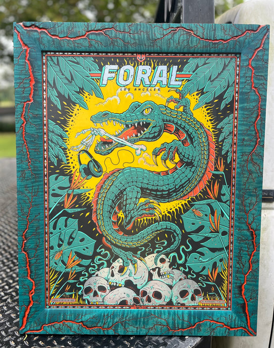 Full size custom curly maple 18x24