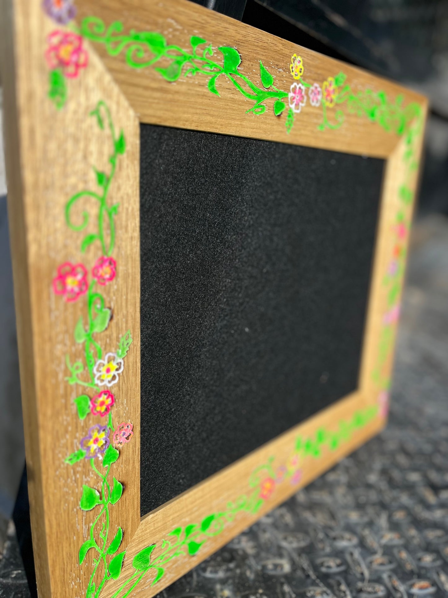 Vines & Flowers 9x11 Pinboard(Art & Design by Jessie Rules)