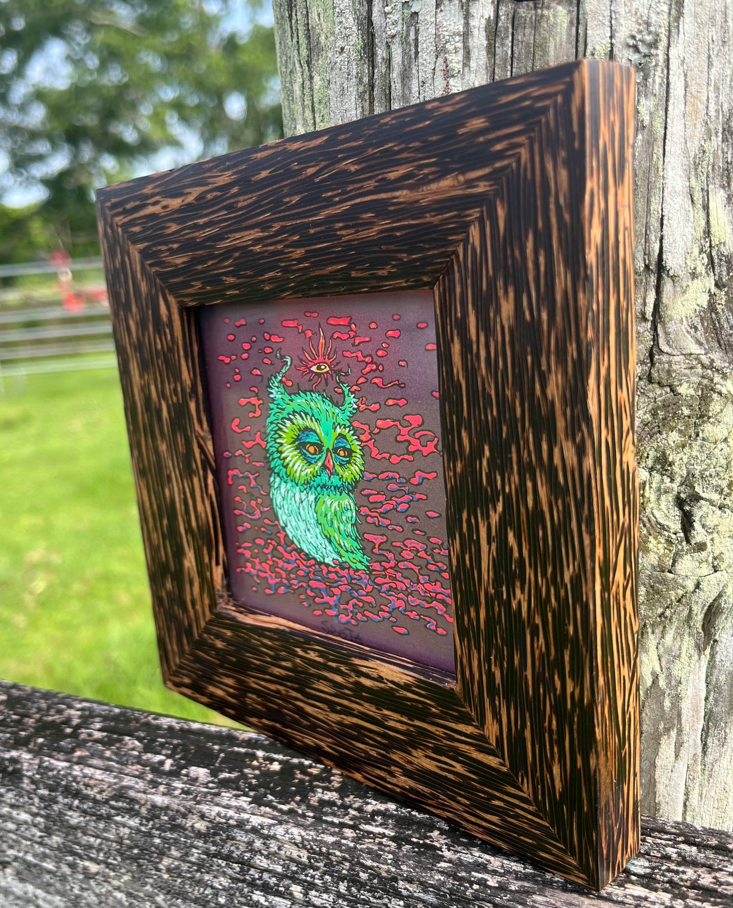 4x4 Black Palm Frame Only