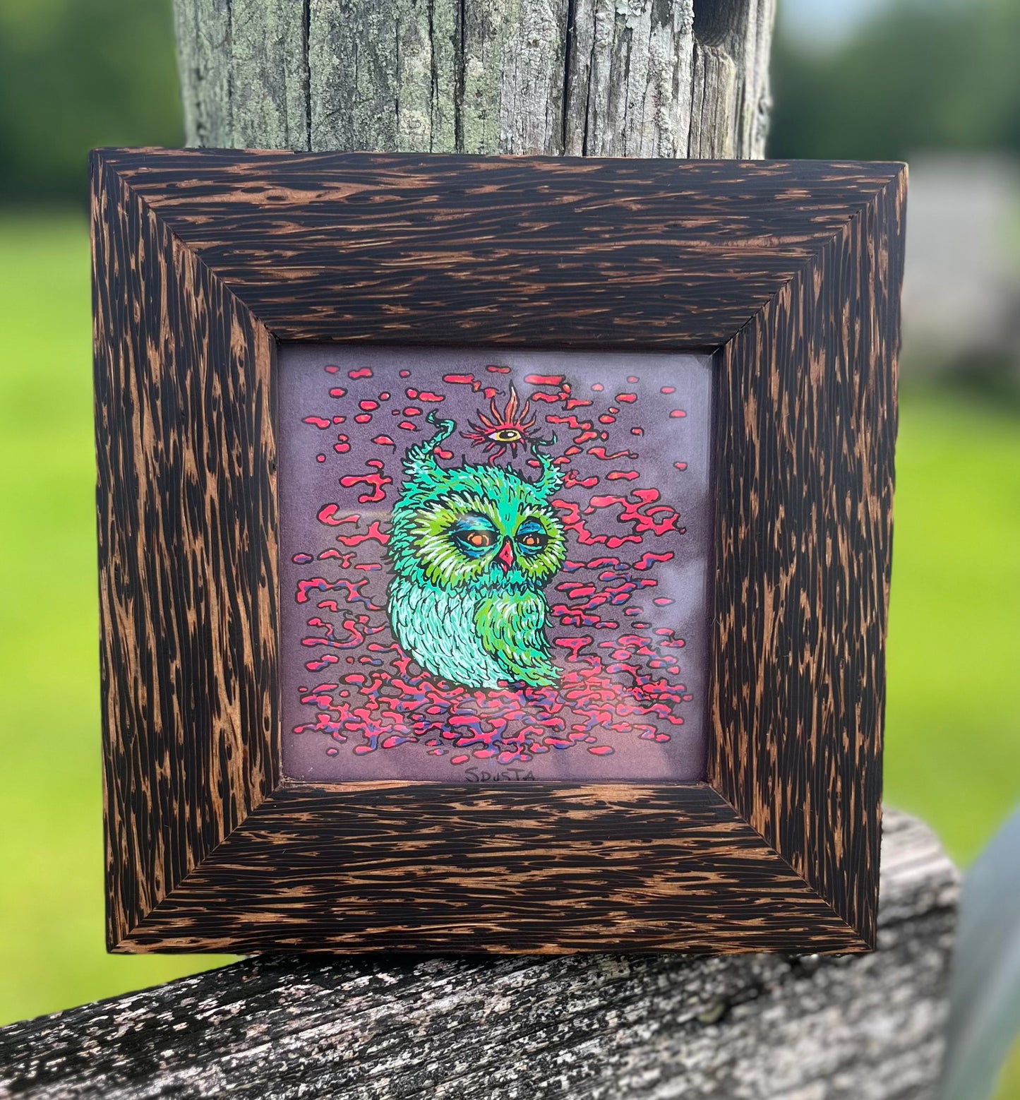 4x4 Black Palm Frame Only