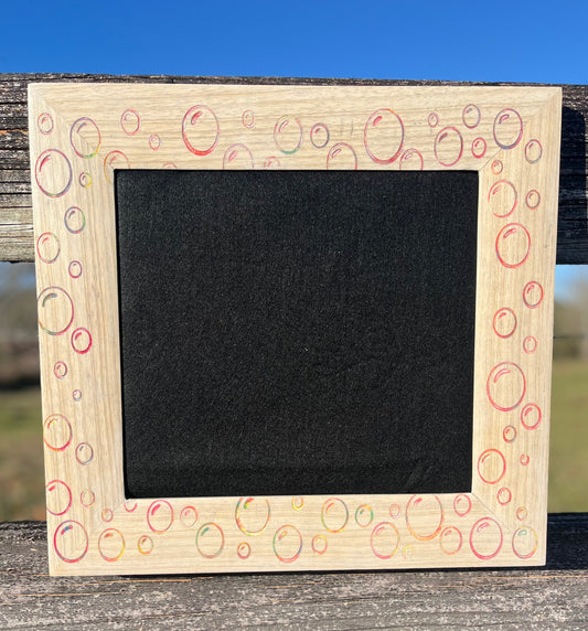 9x11 Whitewashed bubbles