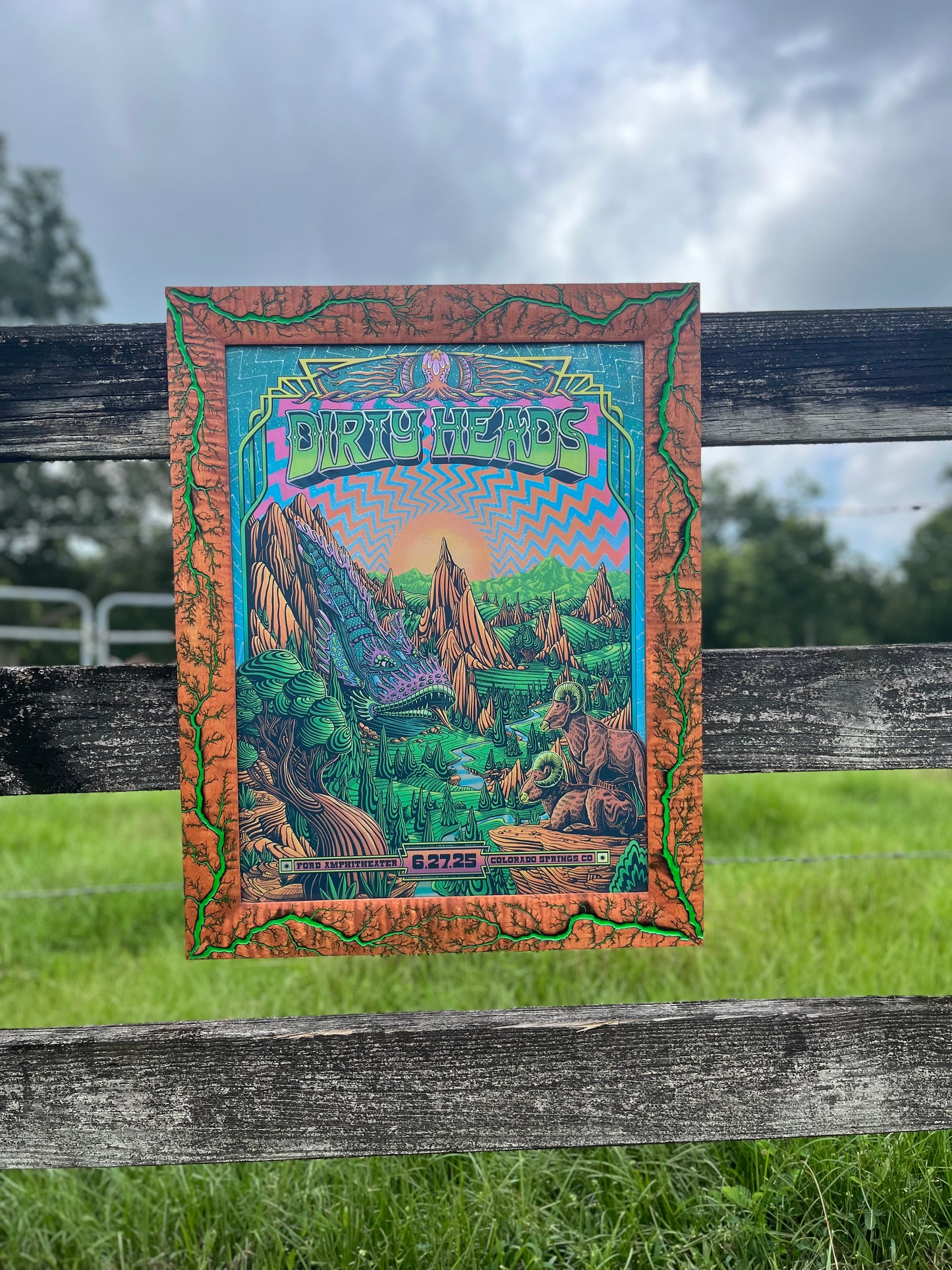 Full size custom curly maple 18x24