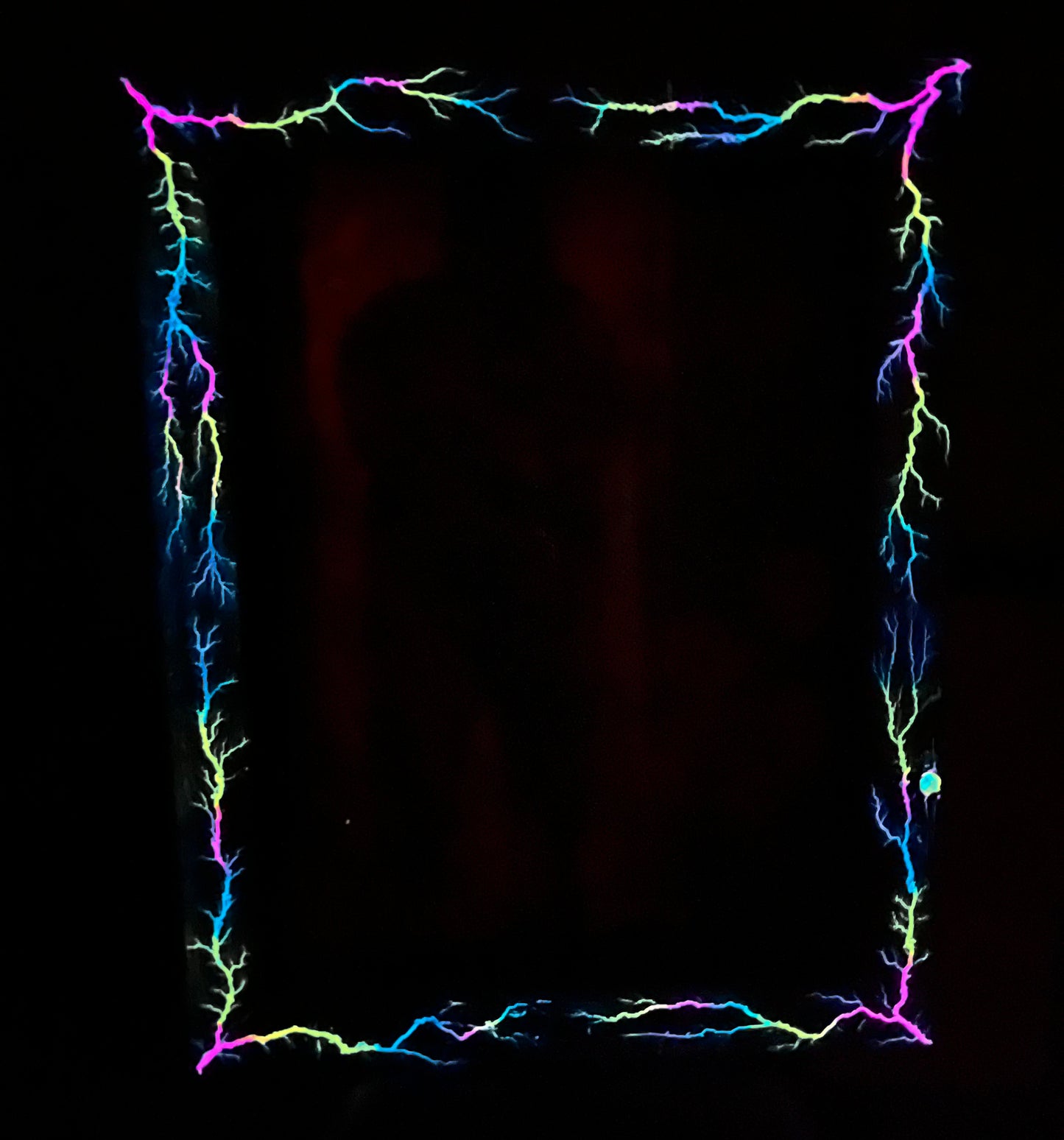 18x24 Neon Rainbow Maple