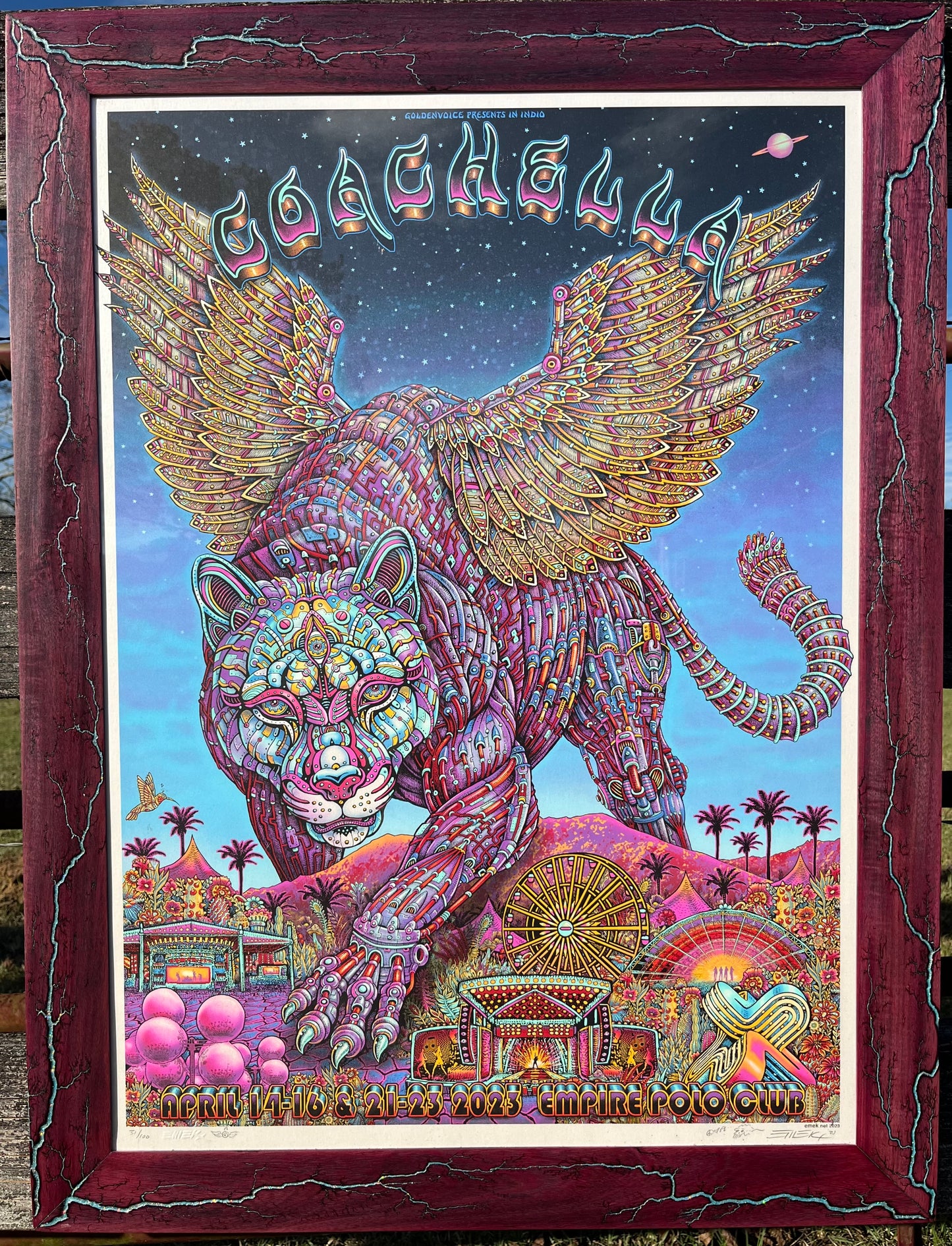 Framed Emek Coachella