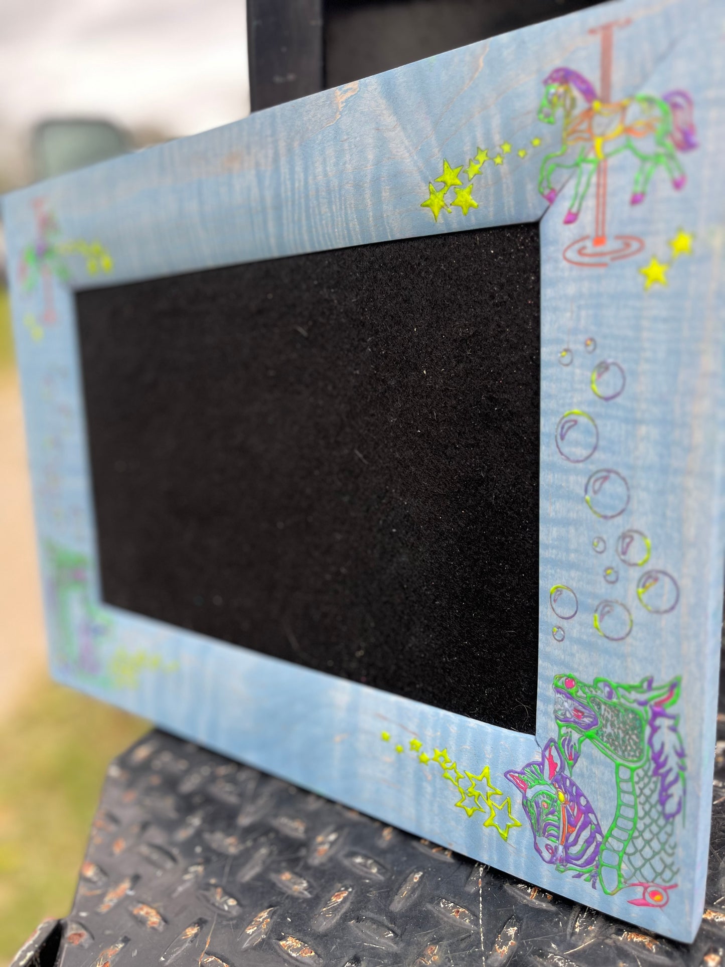 Carousel of Magic 8x12 Pinboard(Art &Design by Jessie Rules)