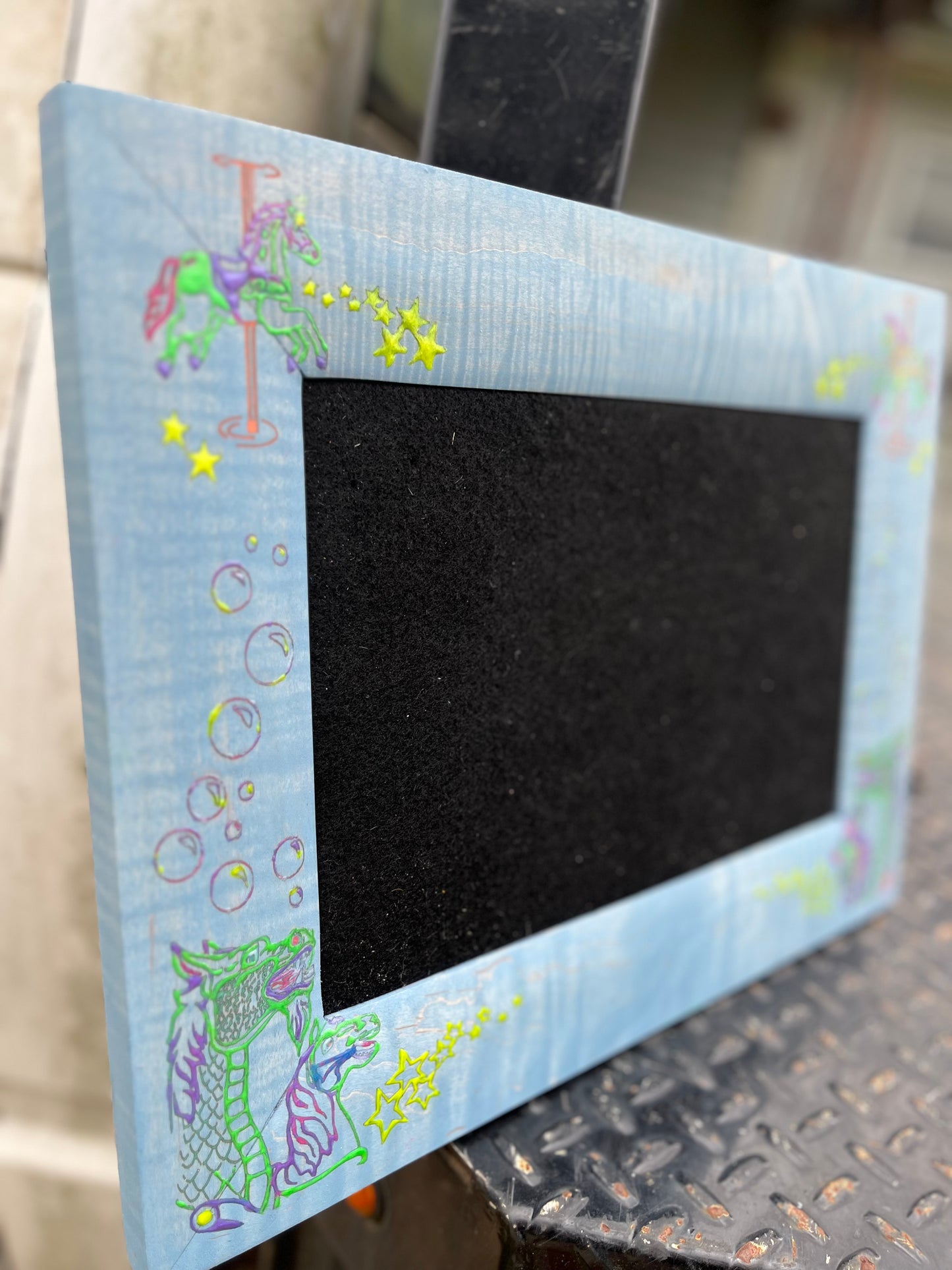 Carousel of Magic 8x12 Pinboard(Art &Design by Jessie Rules)