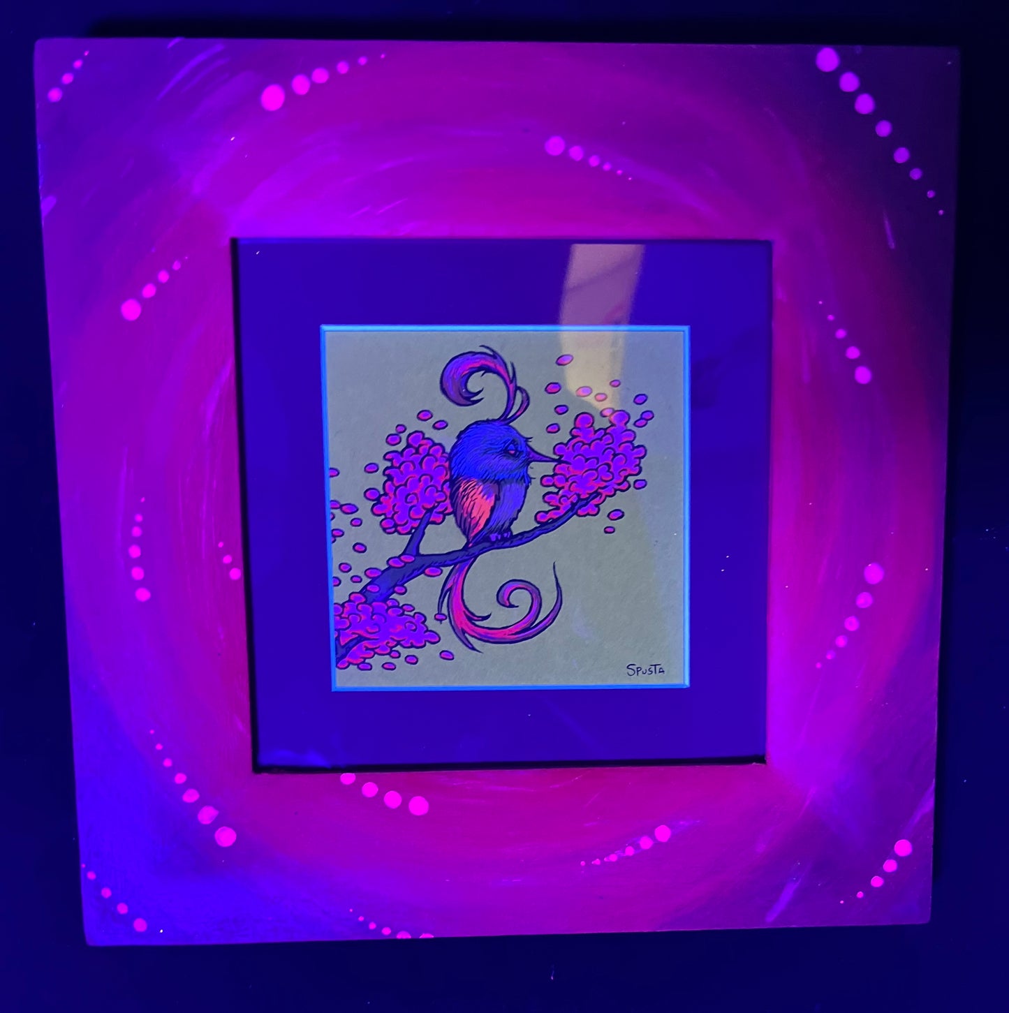 6x6 Red Swirl Frame ONLY
