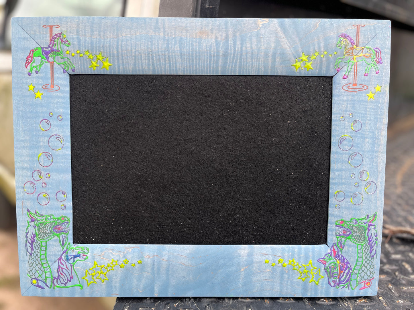 Carousel of Magic 8x12 Pinboard(Art &Design by Jessie Rules)