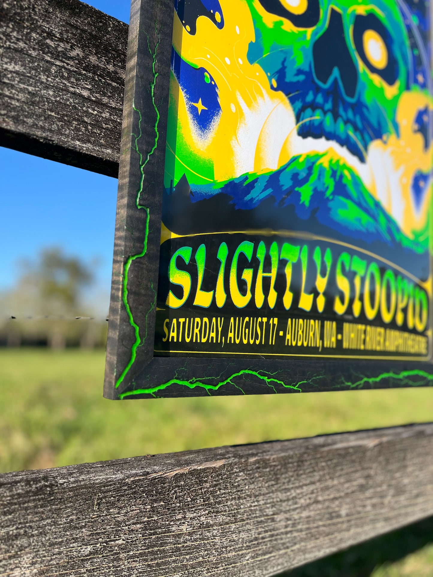 Custom slim curly maple 18x24