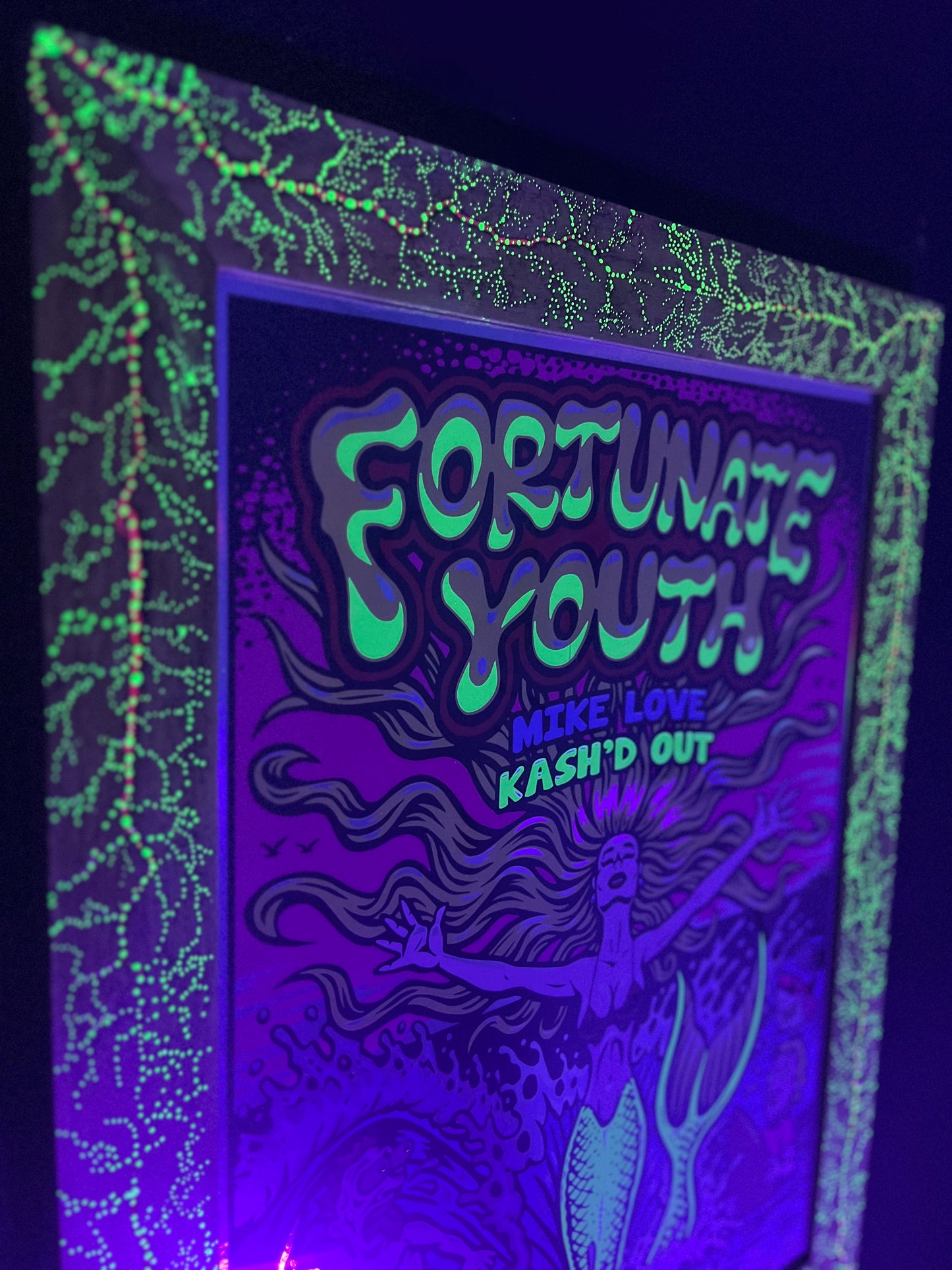 18x24 Dot-tastic Canary wood Frame