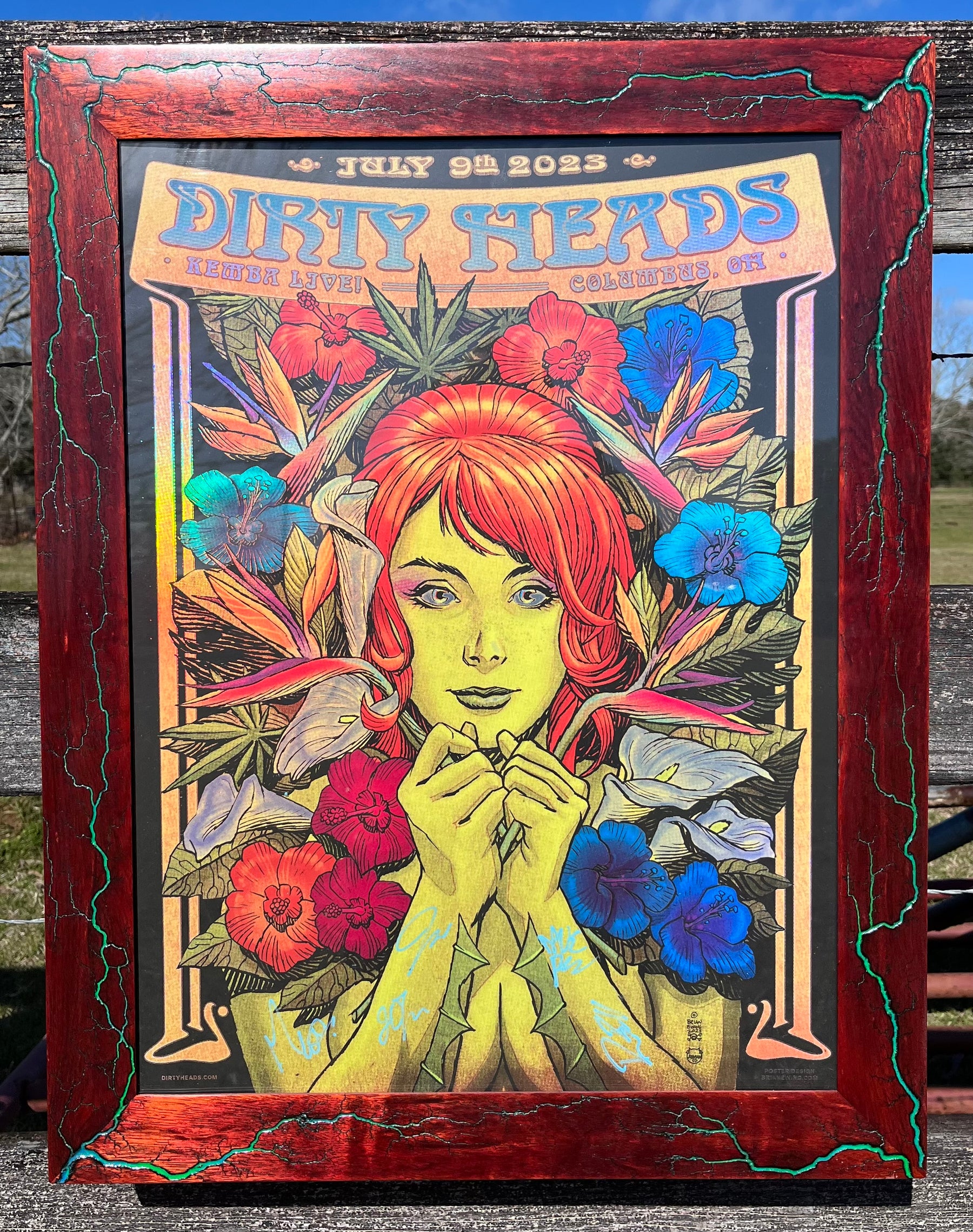 Temporary Blazin' Frames mockup image