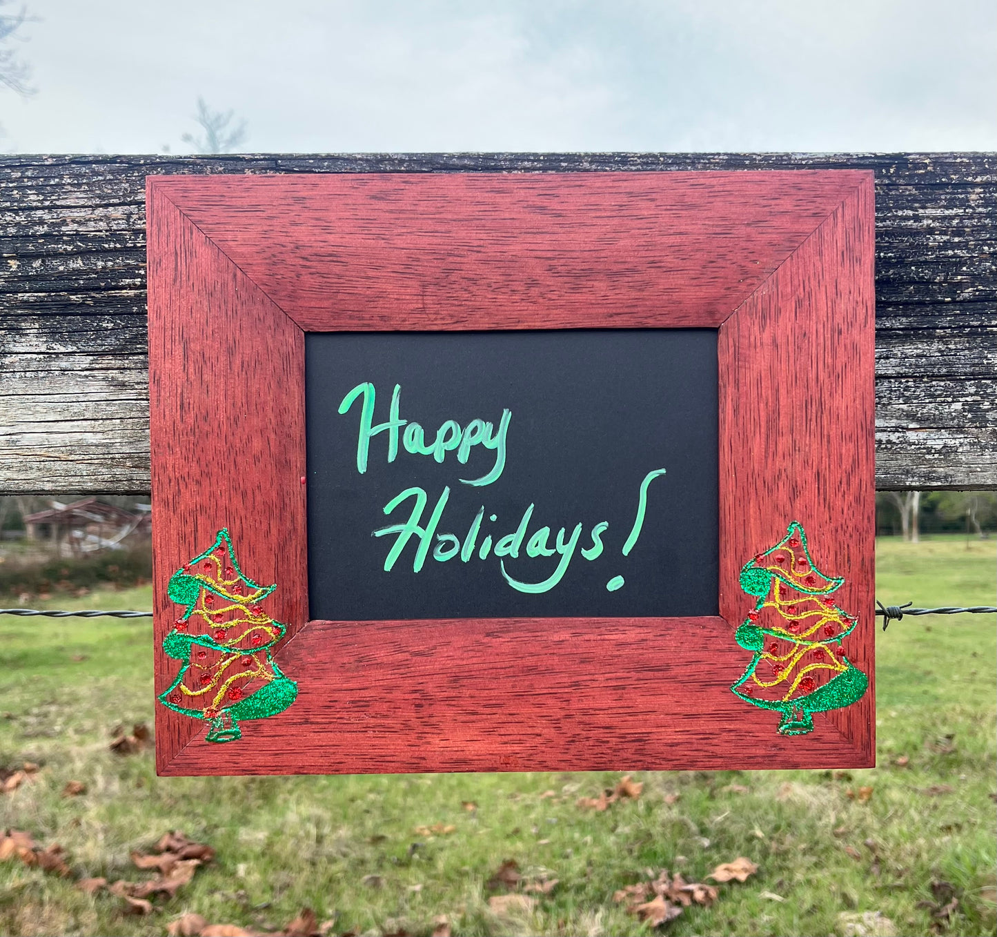 5x7 Sparkling Trees Frame