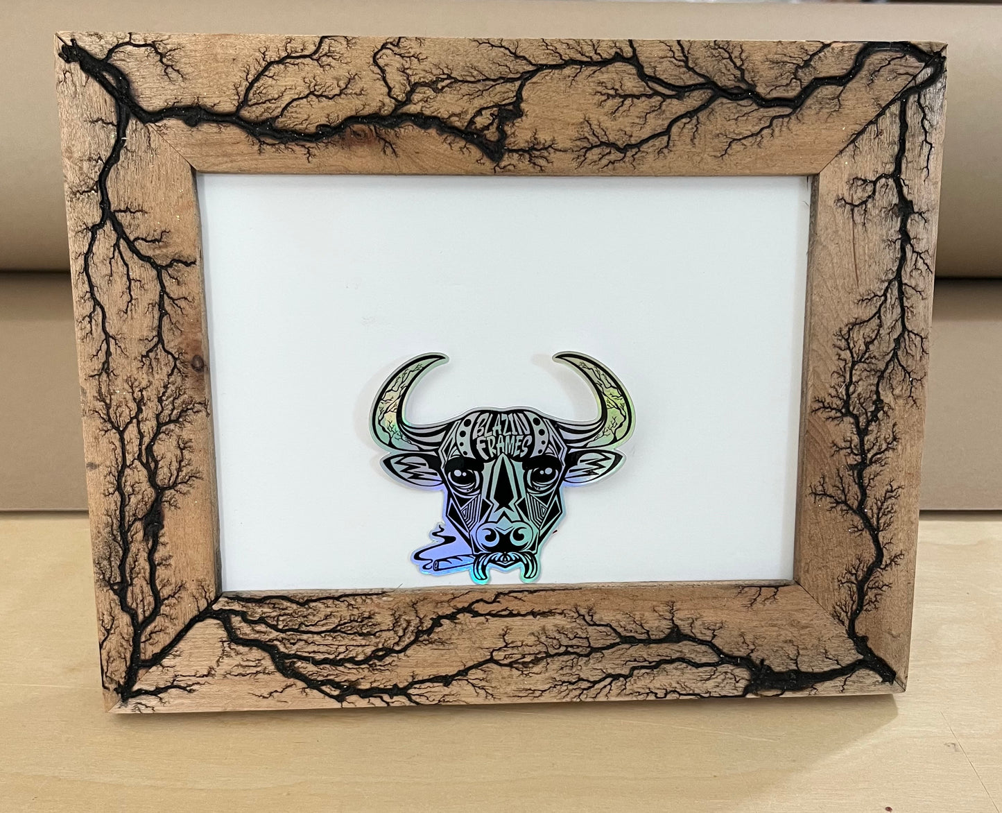 5x7 Maple Frame( your choice of one color fill)we will message you for your color choice