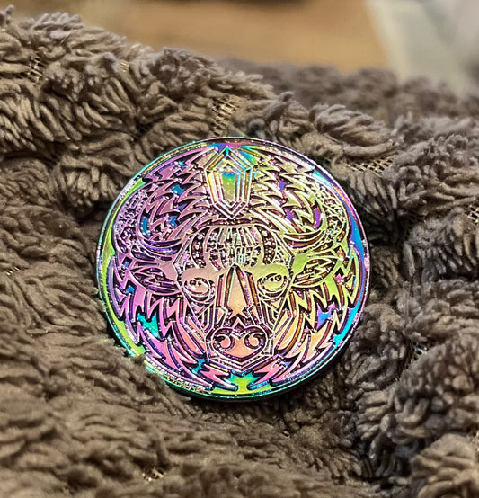 Blazin’ Rainbow Raw Coin