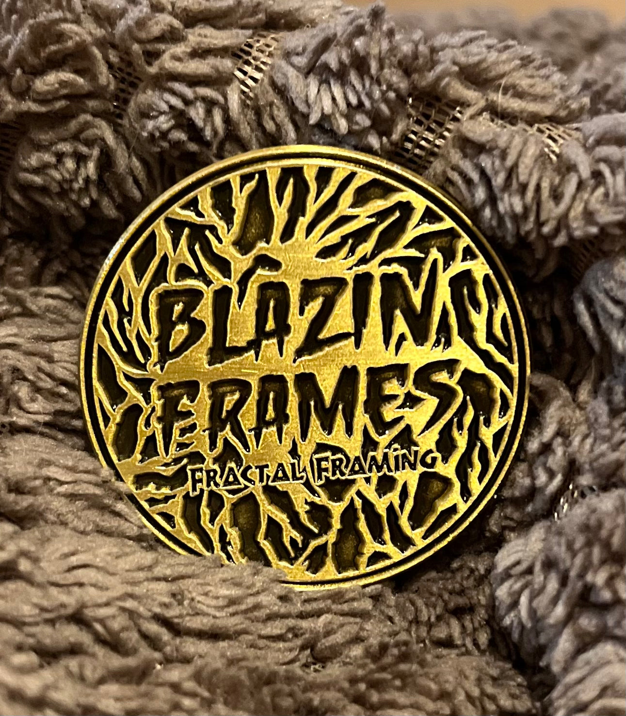 Blazin’ Antique Gold Coin
