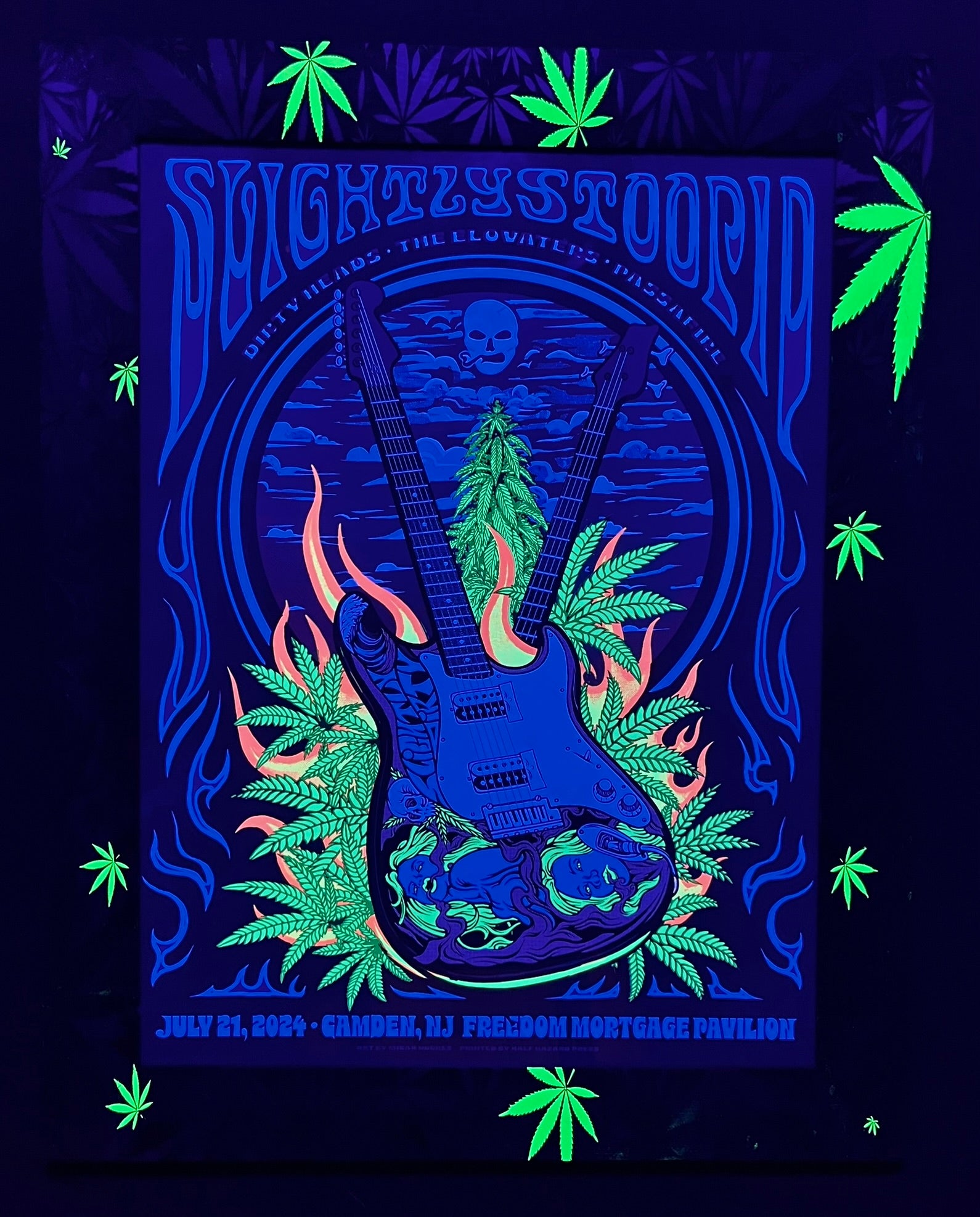 Blazin' Frames concert poster support image